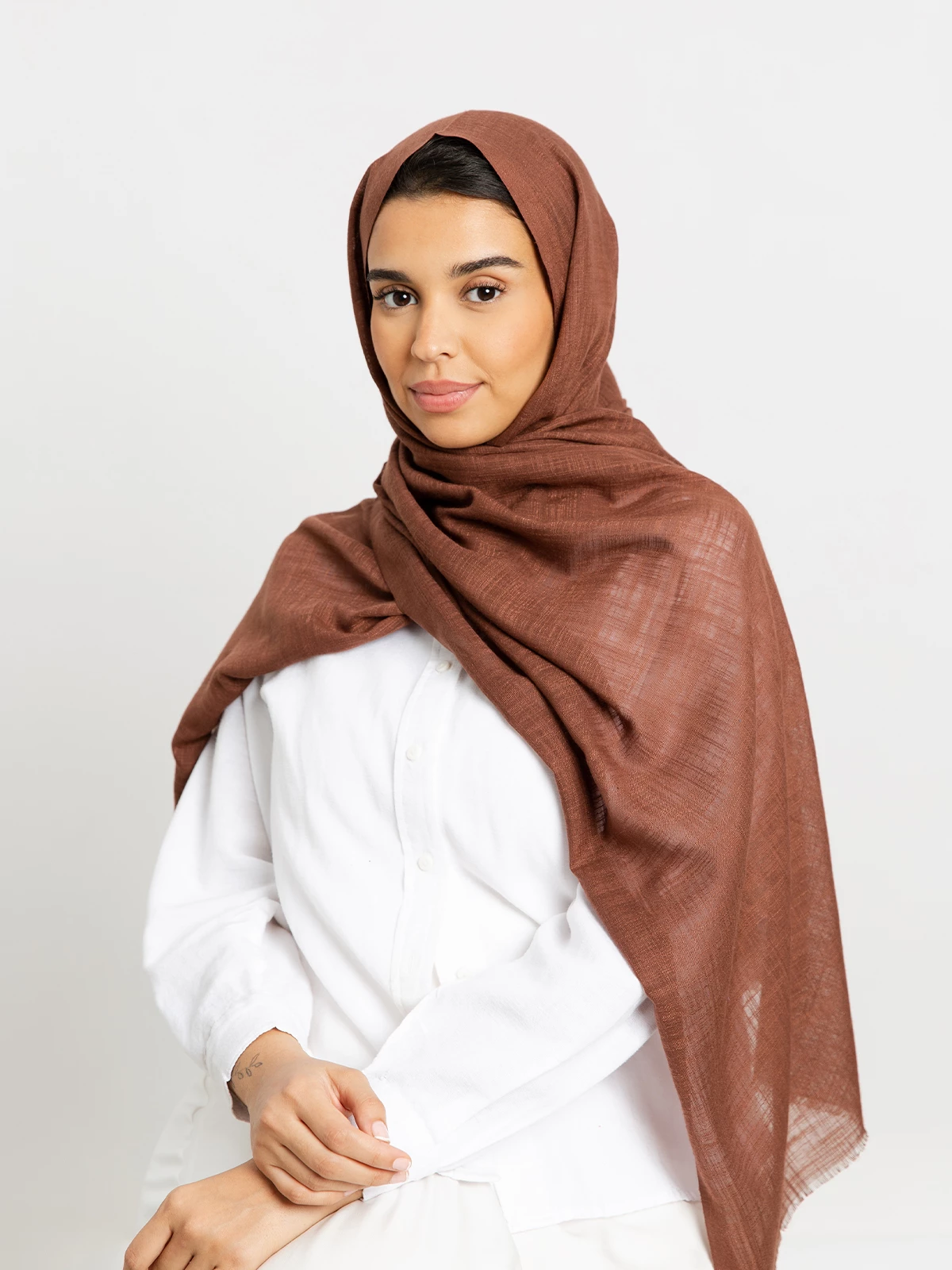 Brown - Cotton Flam Tarha