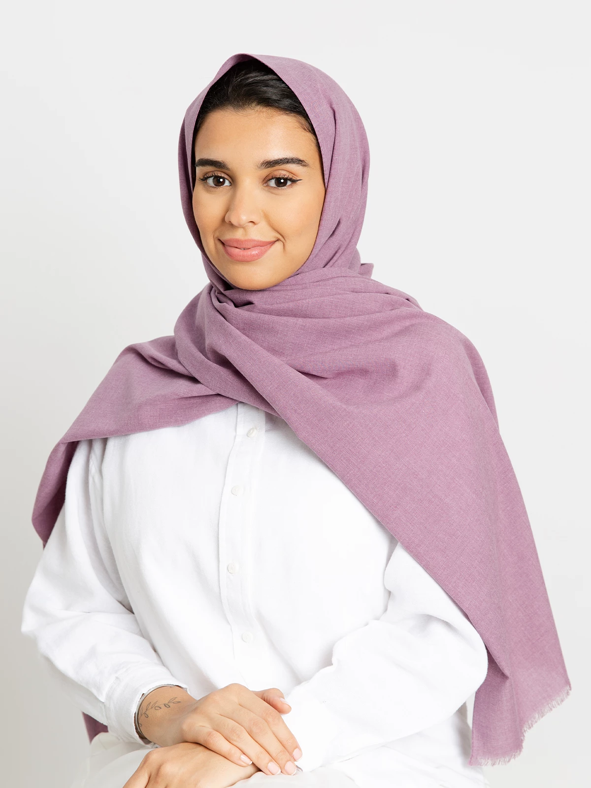 Light Purple - Plain Cotton Tarha
