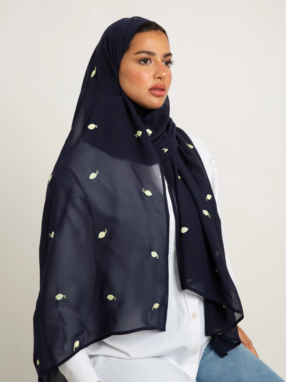 Navy Lemons Laser Tarha
