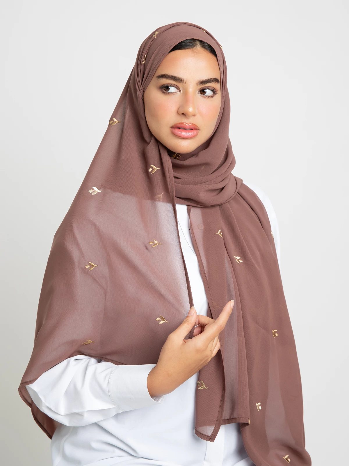 Brown Petal Trace Laser Tarha