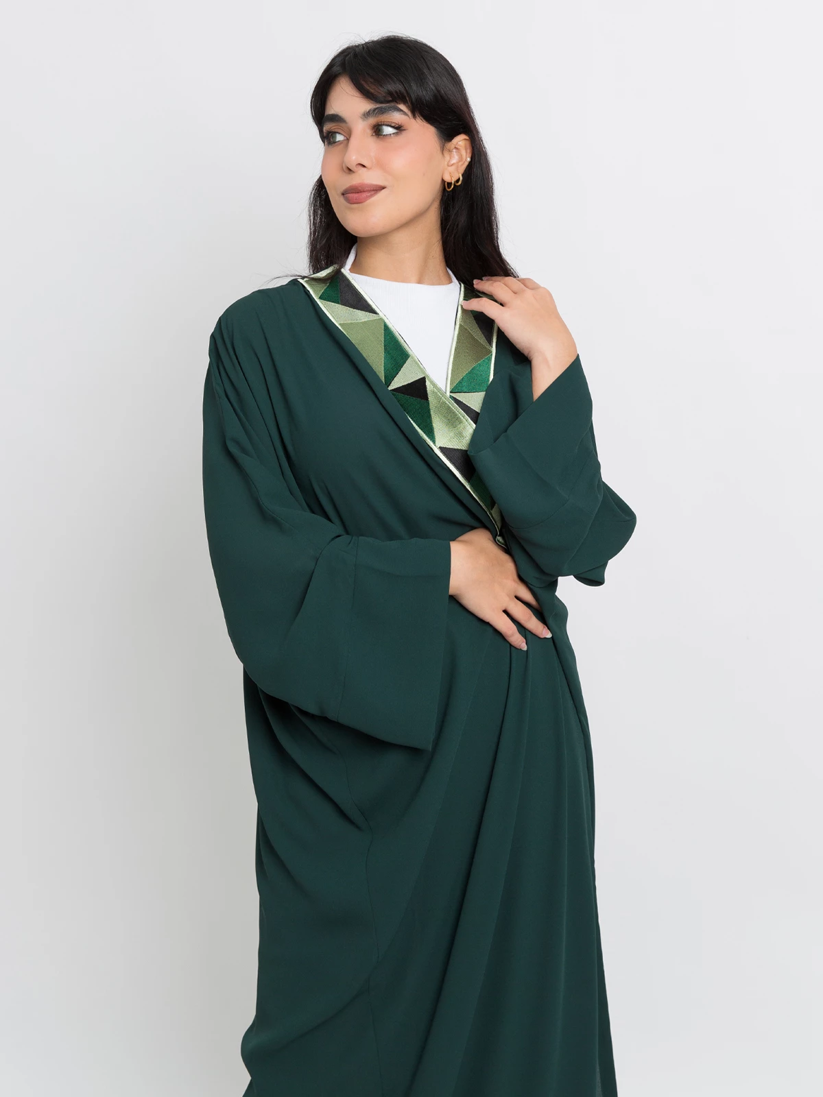 Emerald Mosaic Green Abaya