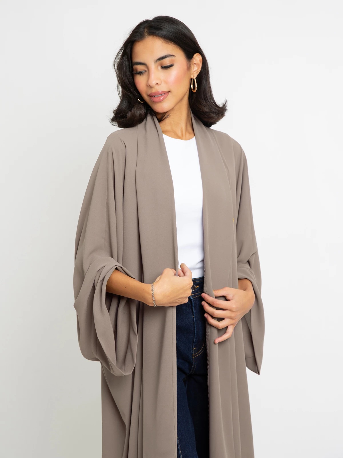 Mocha Flowstyle Abaya