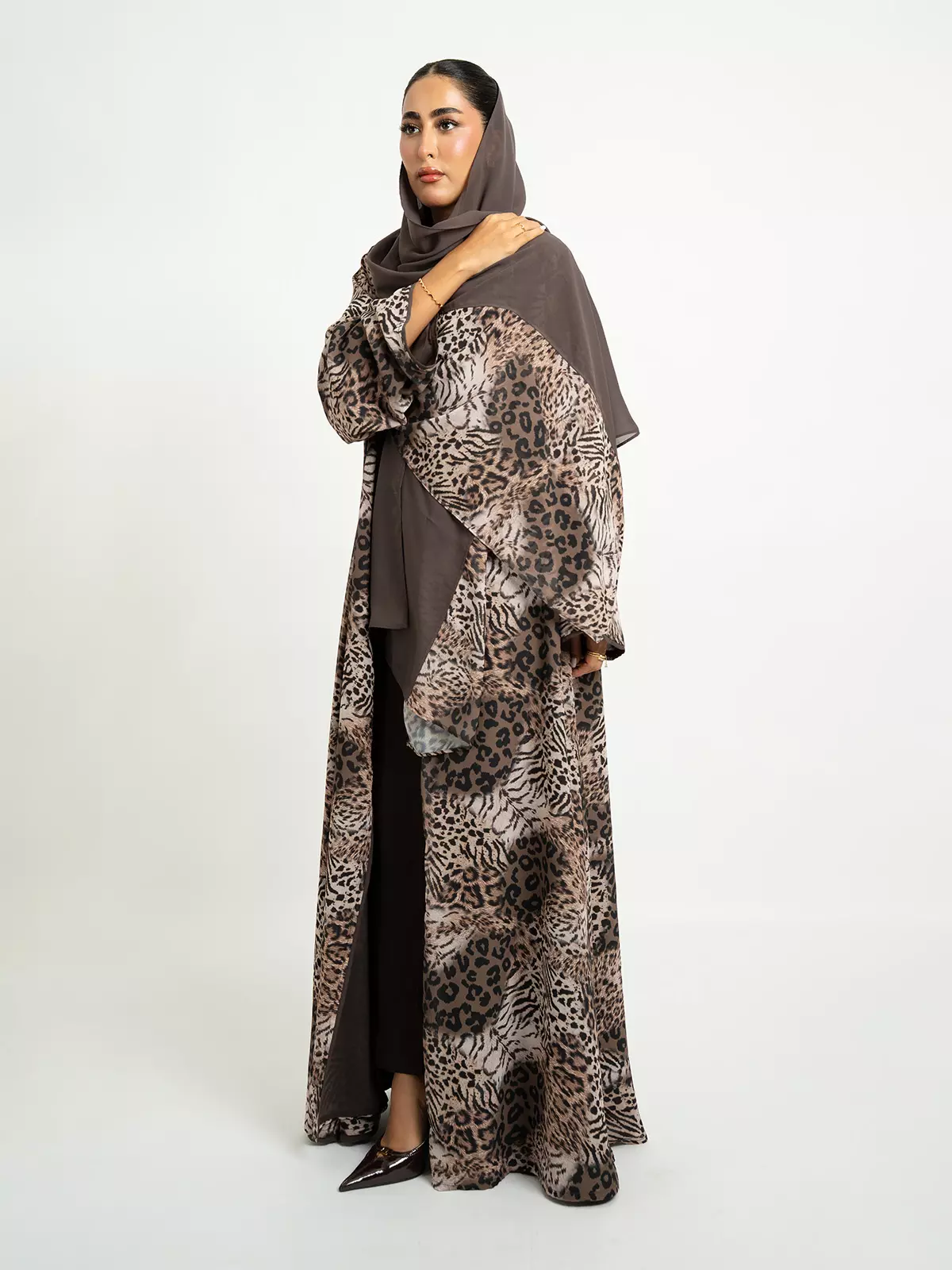 Haifa Double A-Cut Abaya
