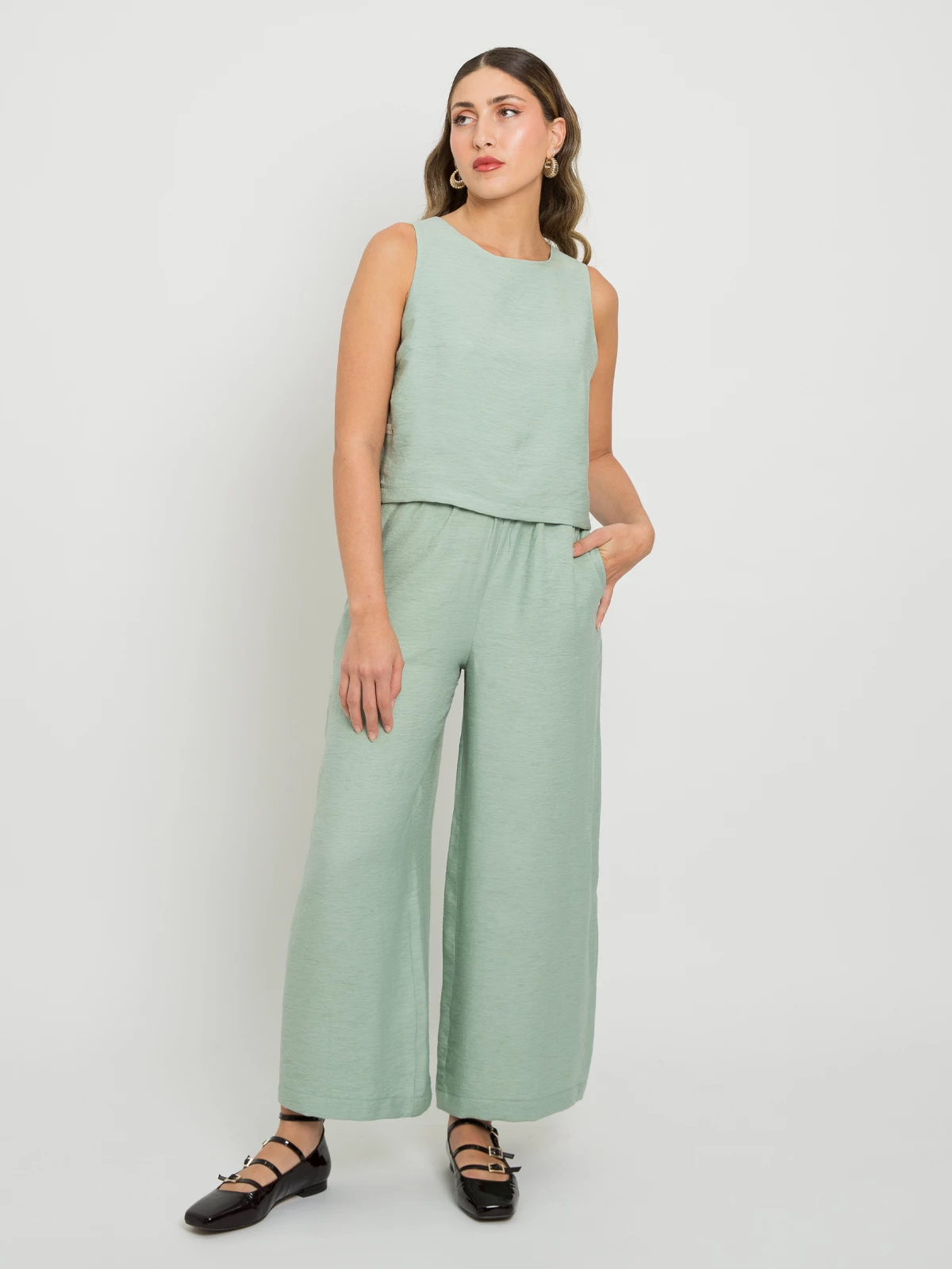 Mint Green - Halter-Neck Set 