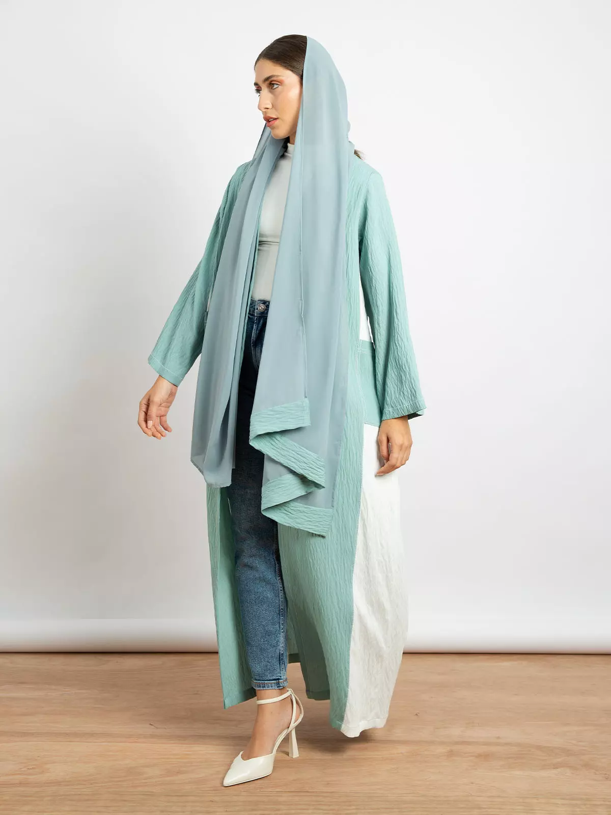 Open Abaya with Pockets main image 0
