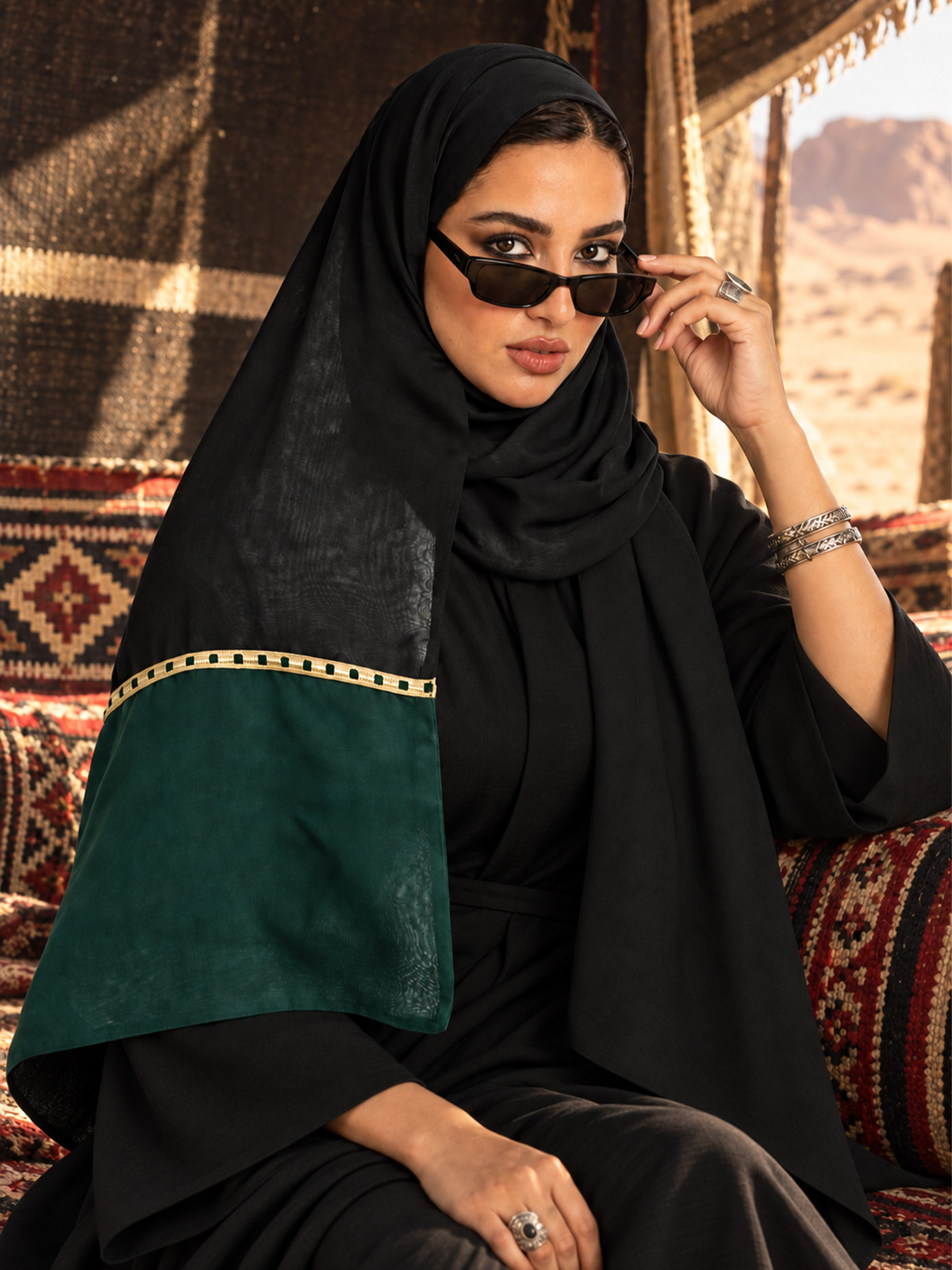 Black and Green