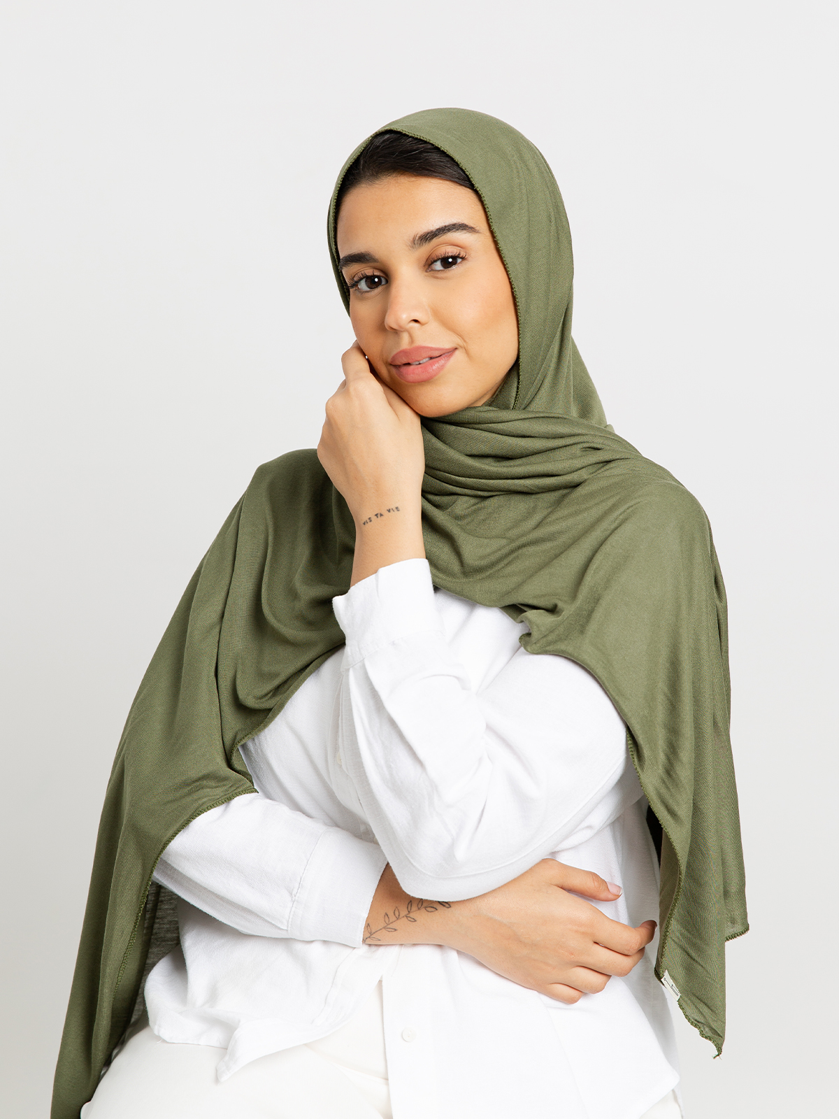 طرحة قطن جورسيه - زيتي