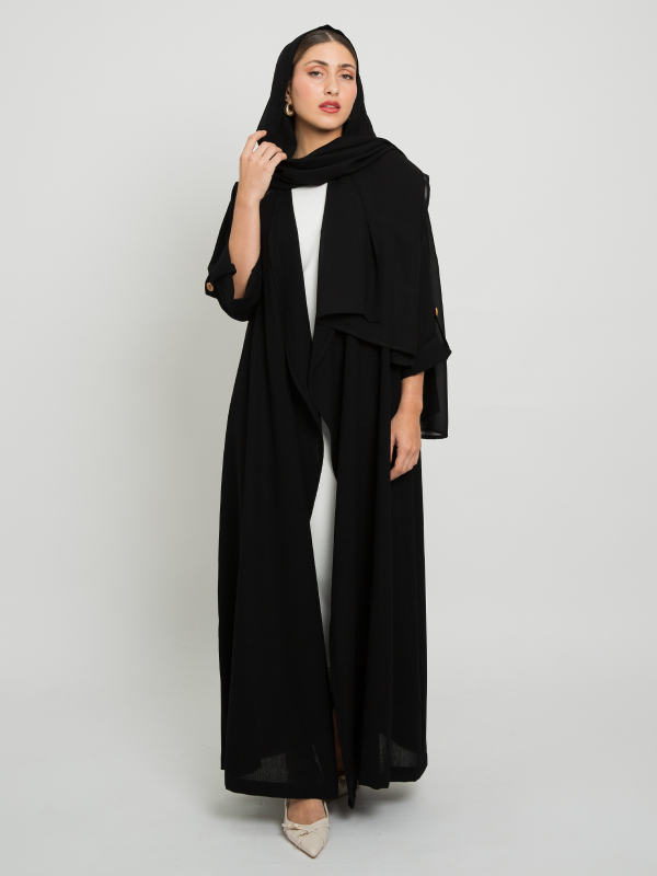 Kaafmeem: Latest Abayas, Clothing & Tarha Black Comfy Abaya | New Abaya ...