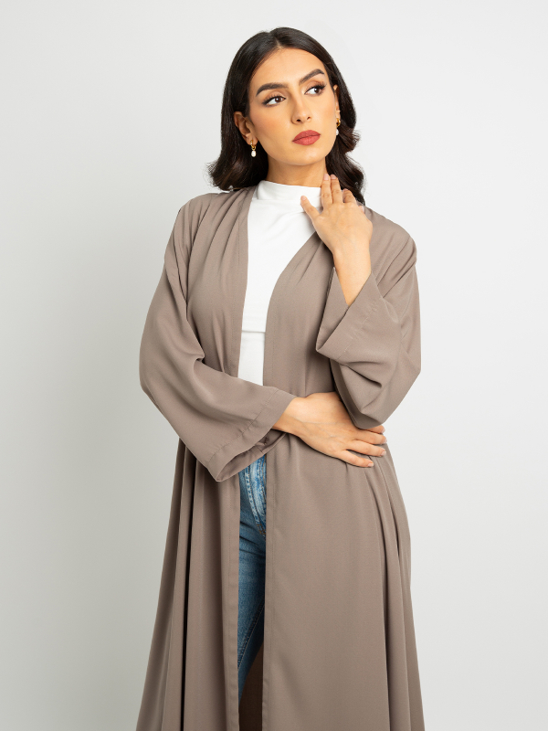 Oversized Nude Abaya
