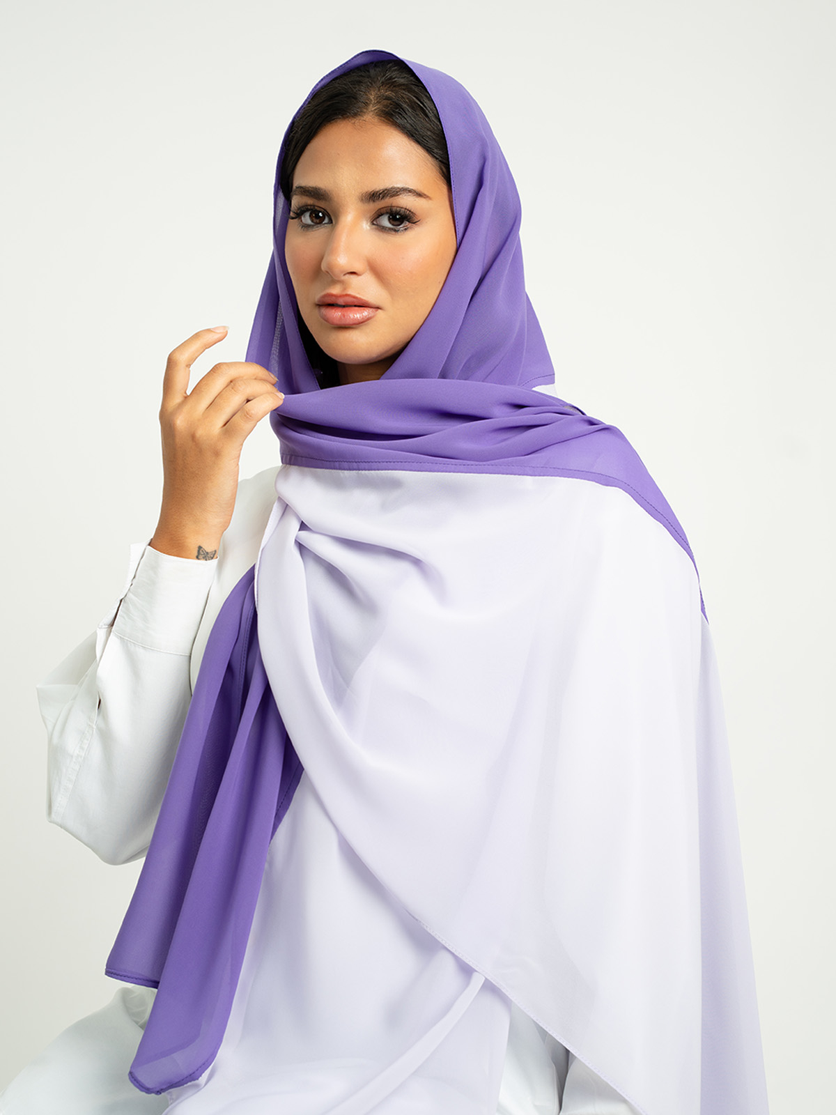 Orchid Vanilla Half-Half Laser Tarha