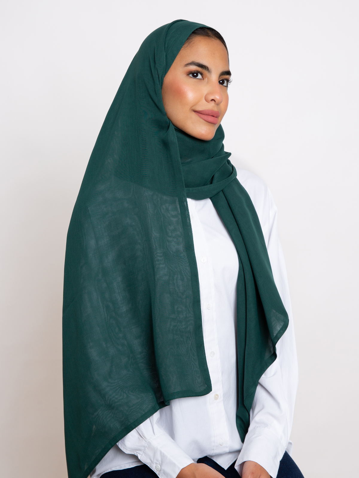 Grass Green Voile Tarha