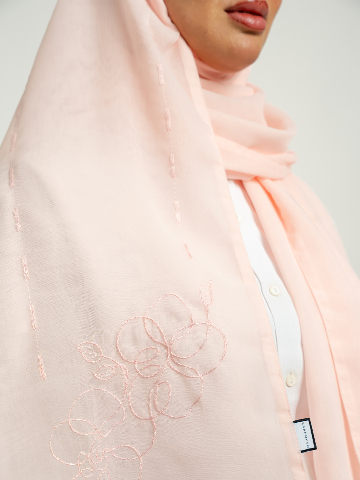 Rose Painter Flower Double Voile Tarha