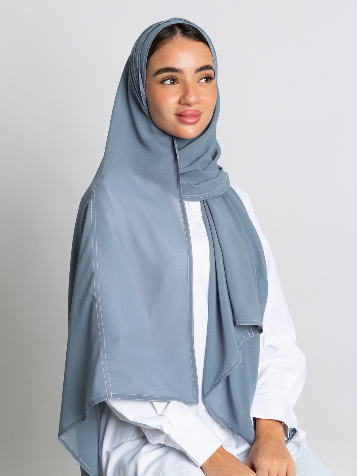 Pale Blue Abstract Tarha