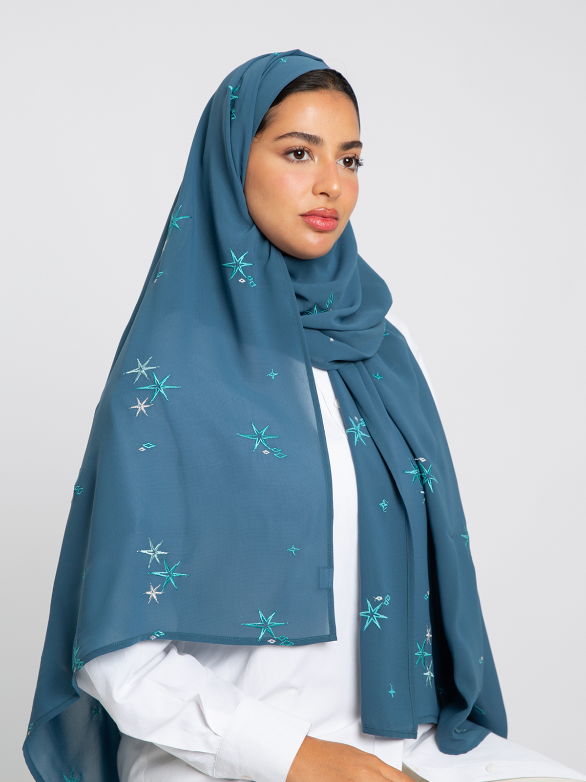 Deep Blue Shining Stars Laser Tarha