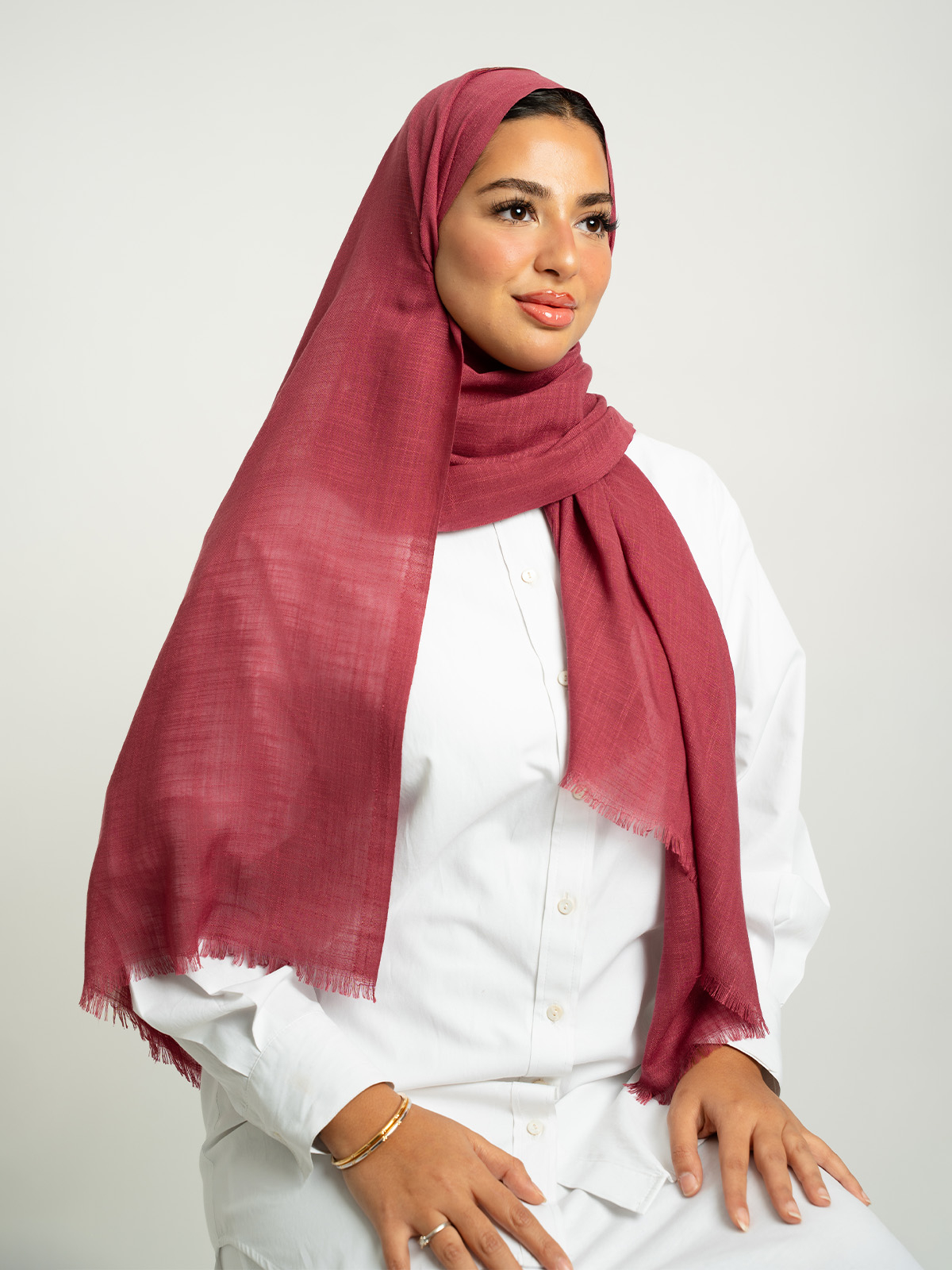 Cherry Cotton Flam Tarha