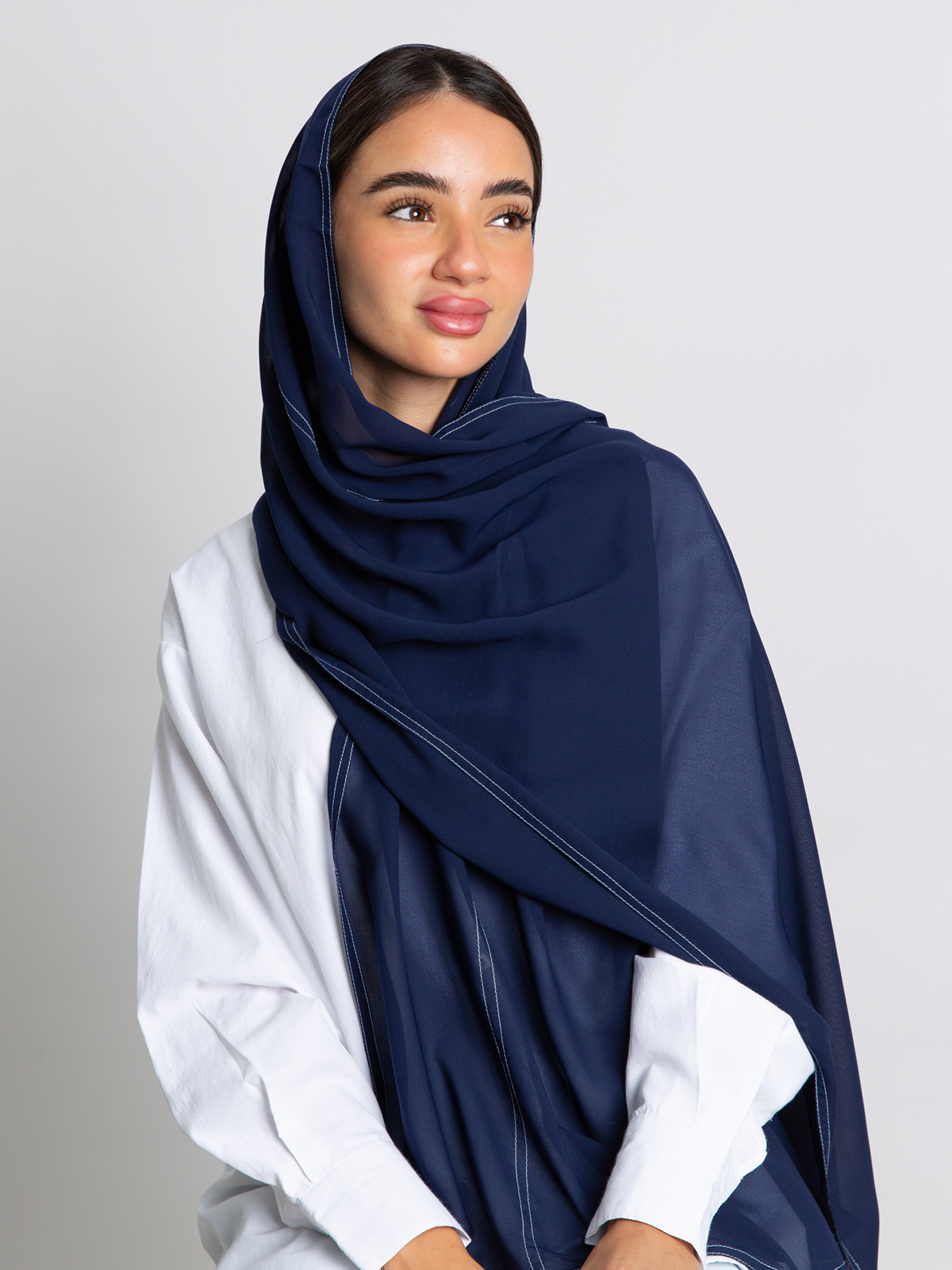 Navy Abstract Tarha