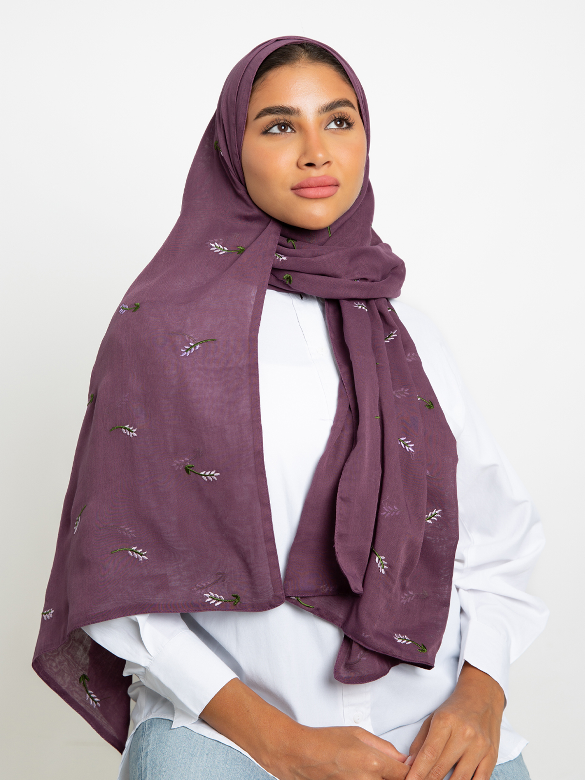 Two Layers Purple Lavender Tarha