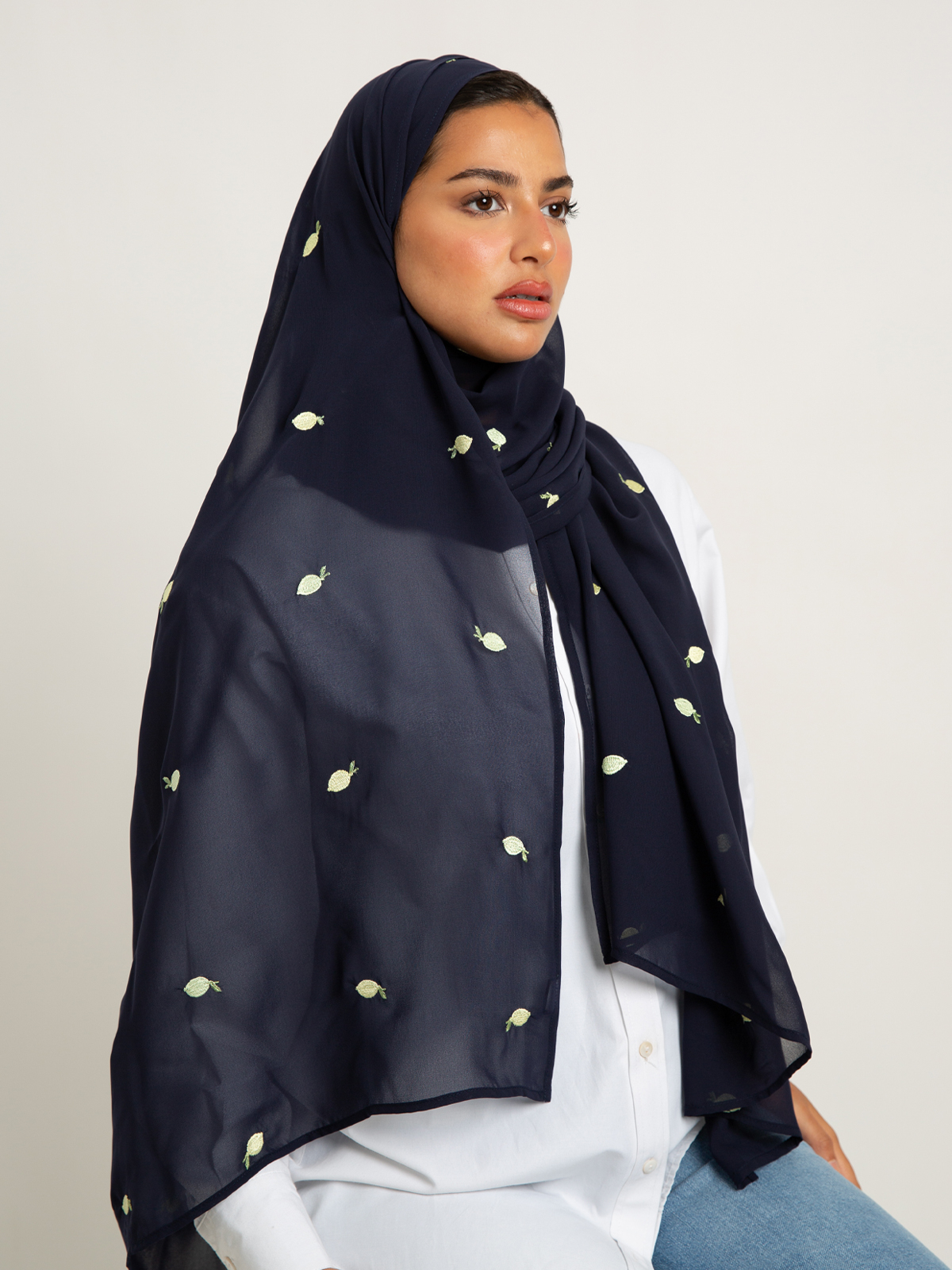 Navy Lemons Laser Tarha