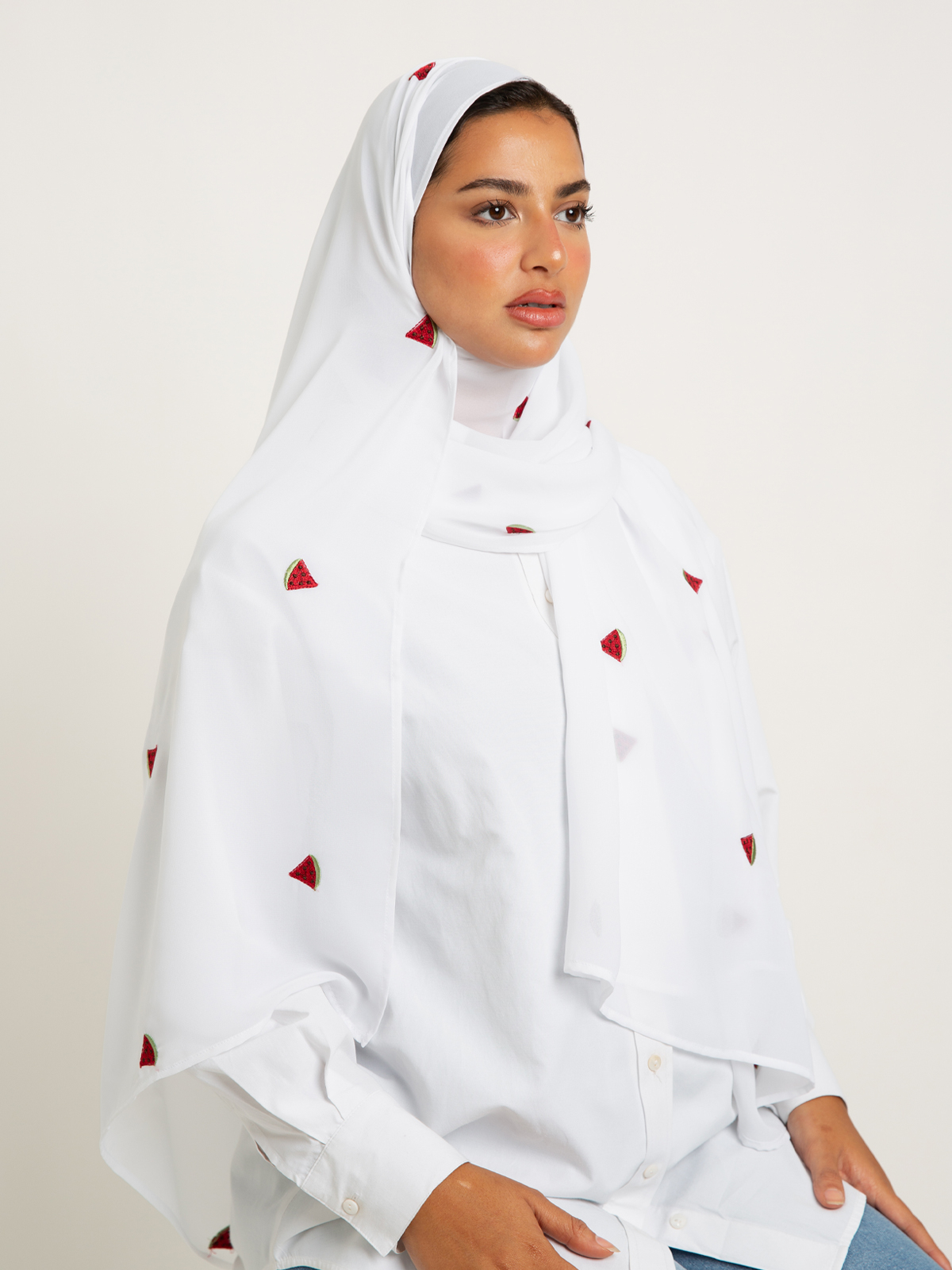 White Watermelon Burst Laser Tarha