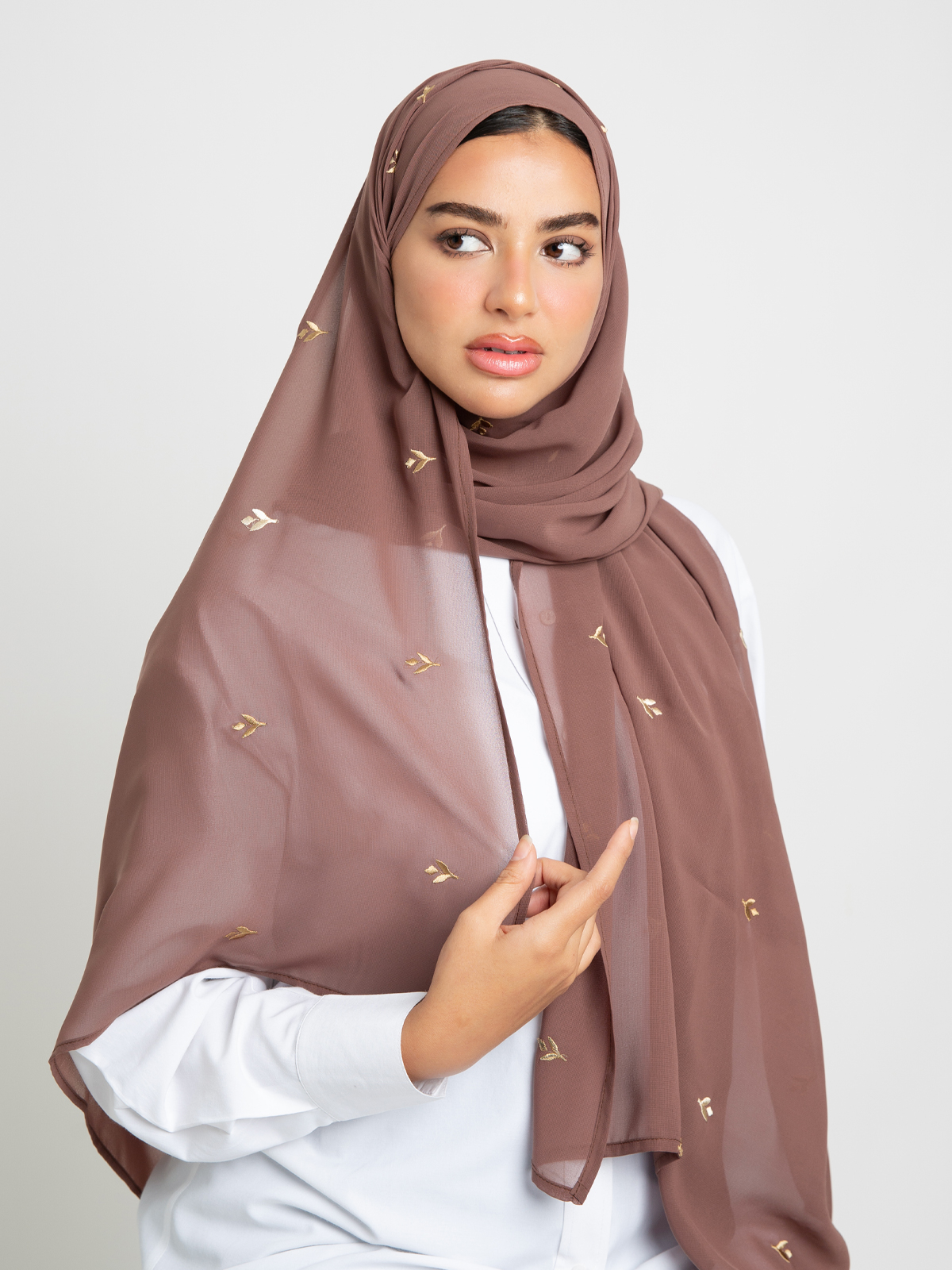 Brown Petal Trace Laser Tarha
