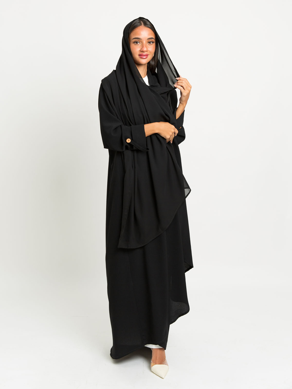 Black Freestyle Abaya