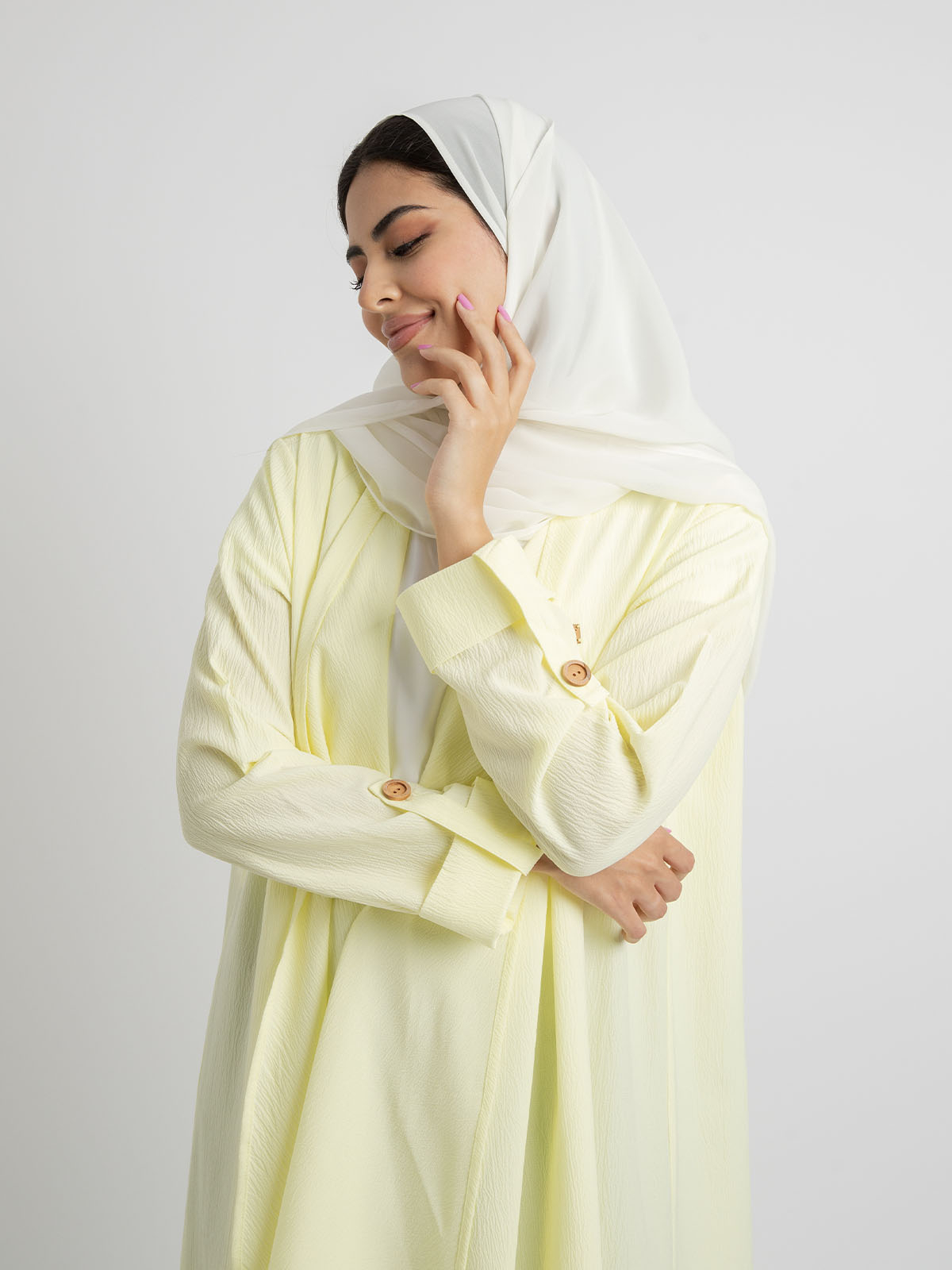 Yellow - Light Freestyle Abaya