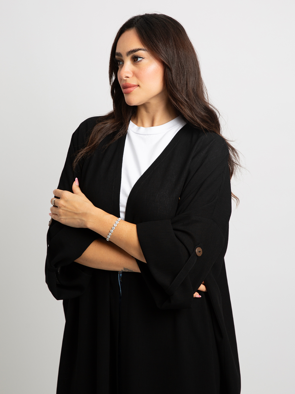 Black Bohemian Abaya