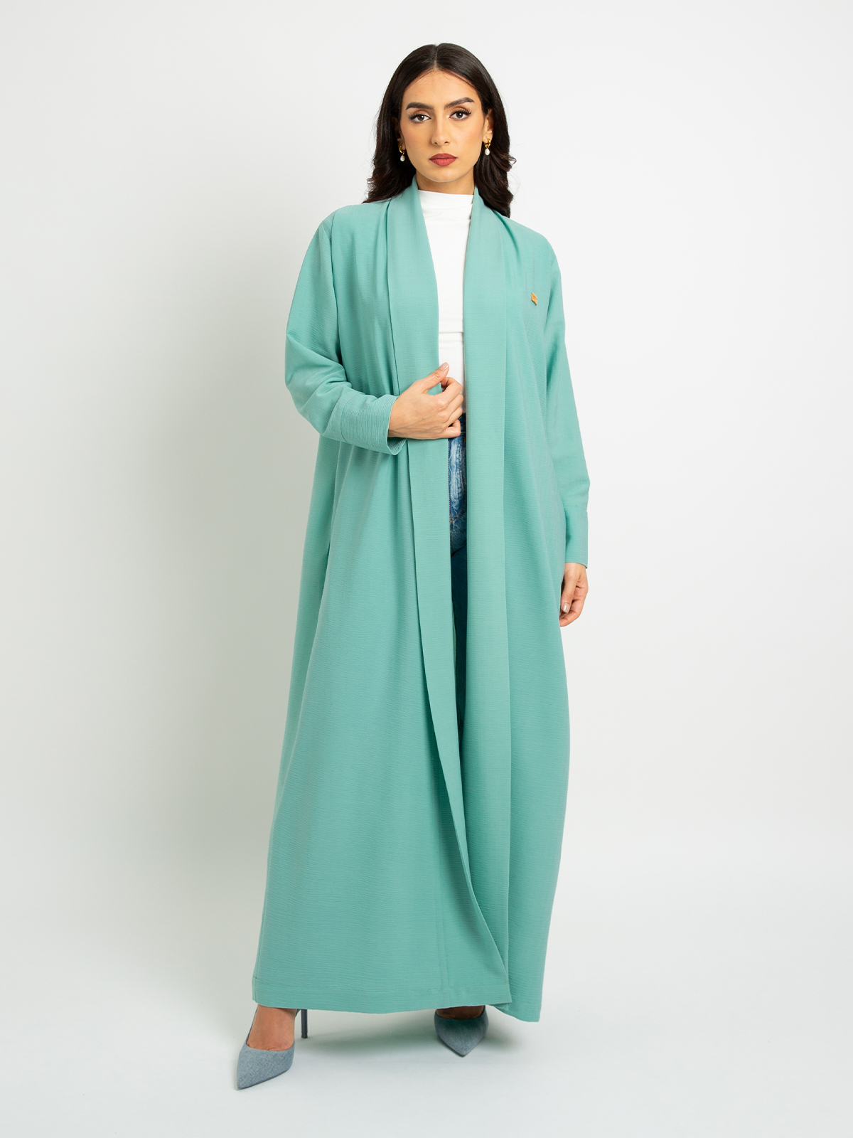 Tiffany - Long Open Practical Abaya in Yoryu Fabric