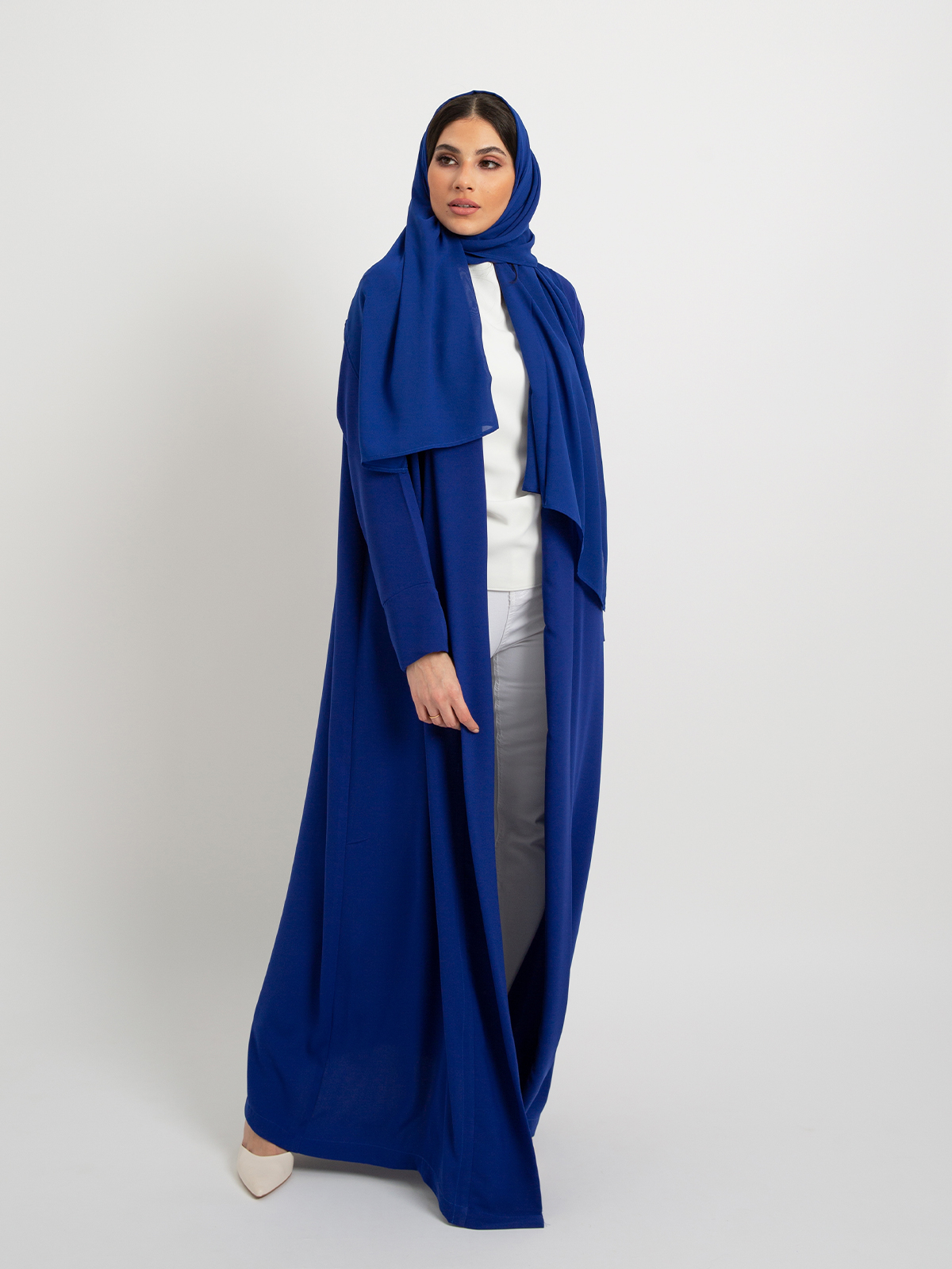 Indigo Blue - Open Practical Abaya