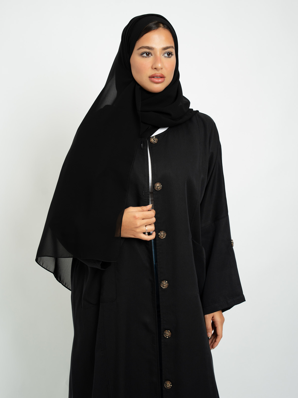The Black Hoodie-less Abaya