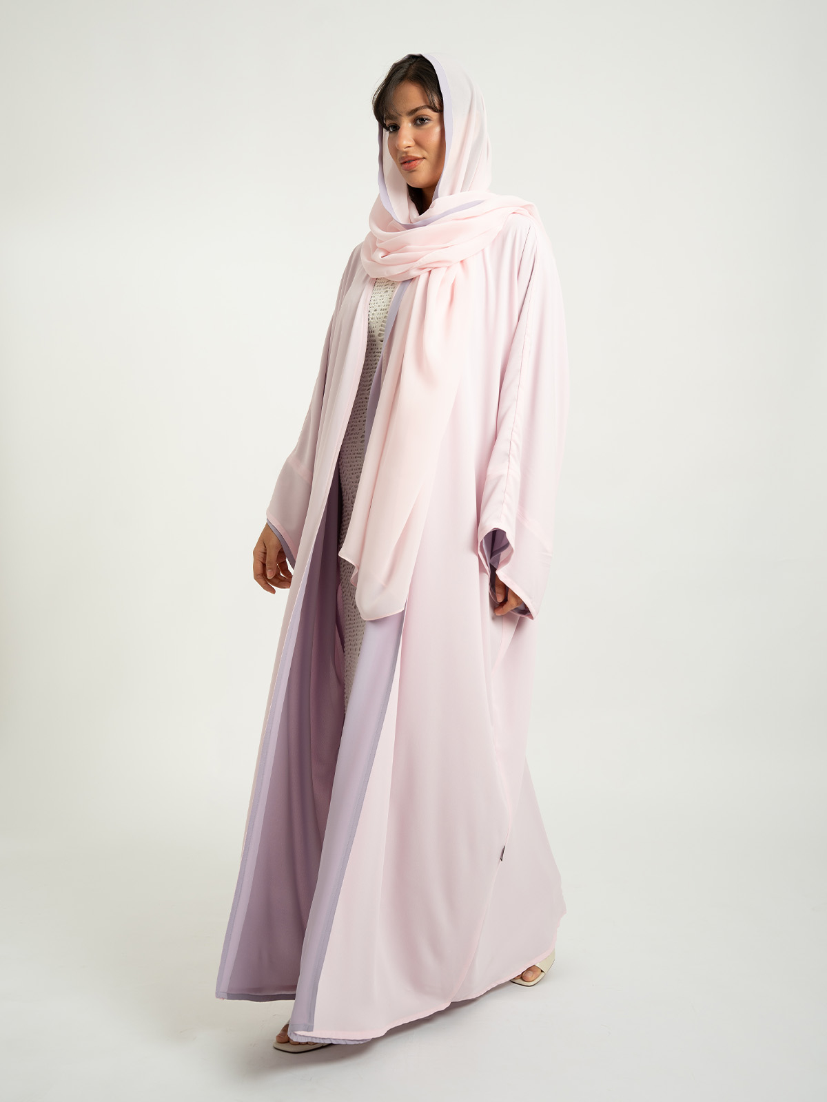 Bubblegum Double Flowstyle Abaya