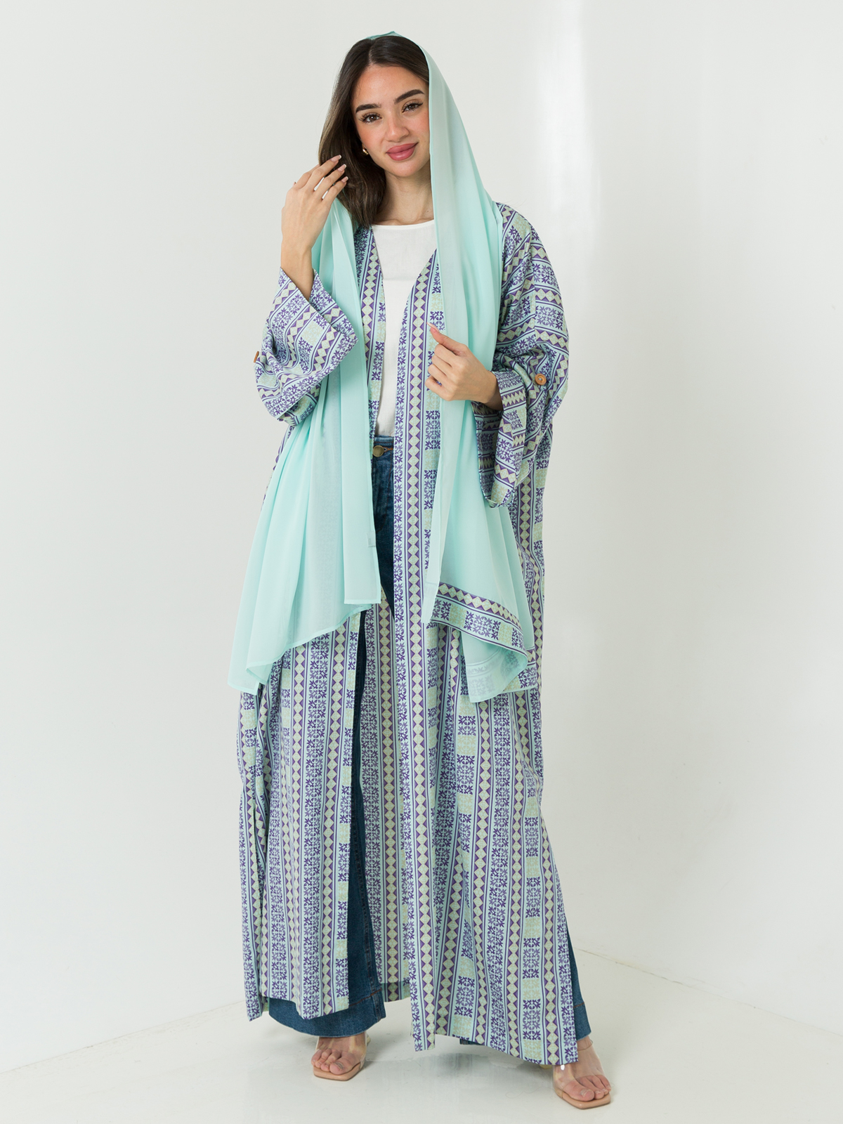 Tiffany Vibrant Afro Bohemian Abaya