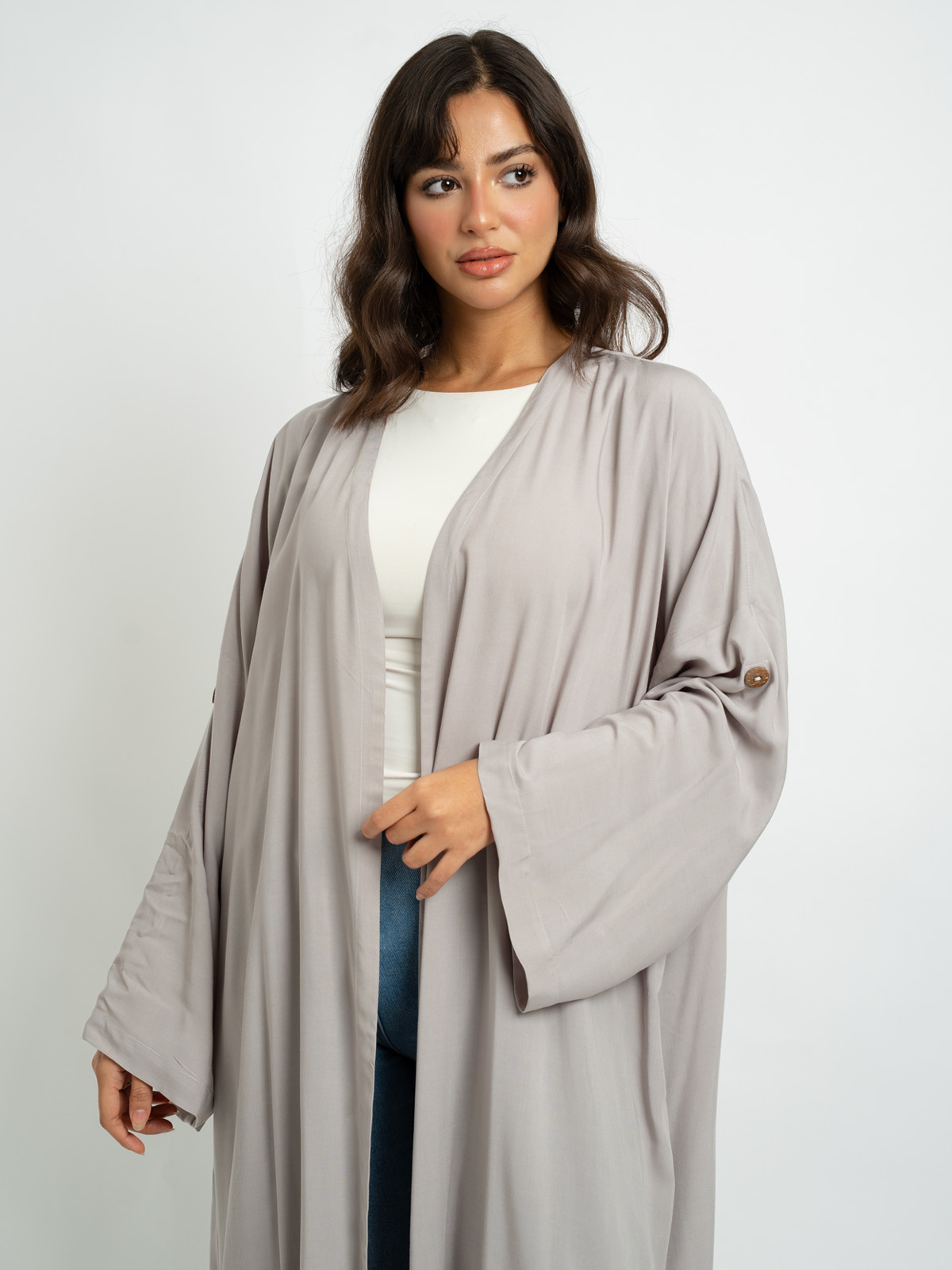 Gray - Bohemian Abaya