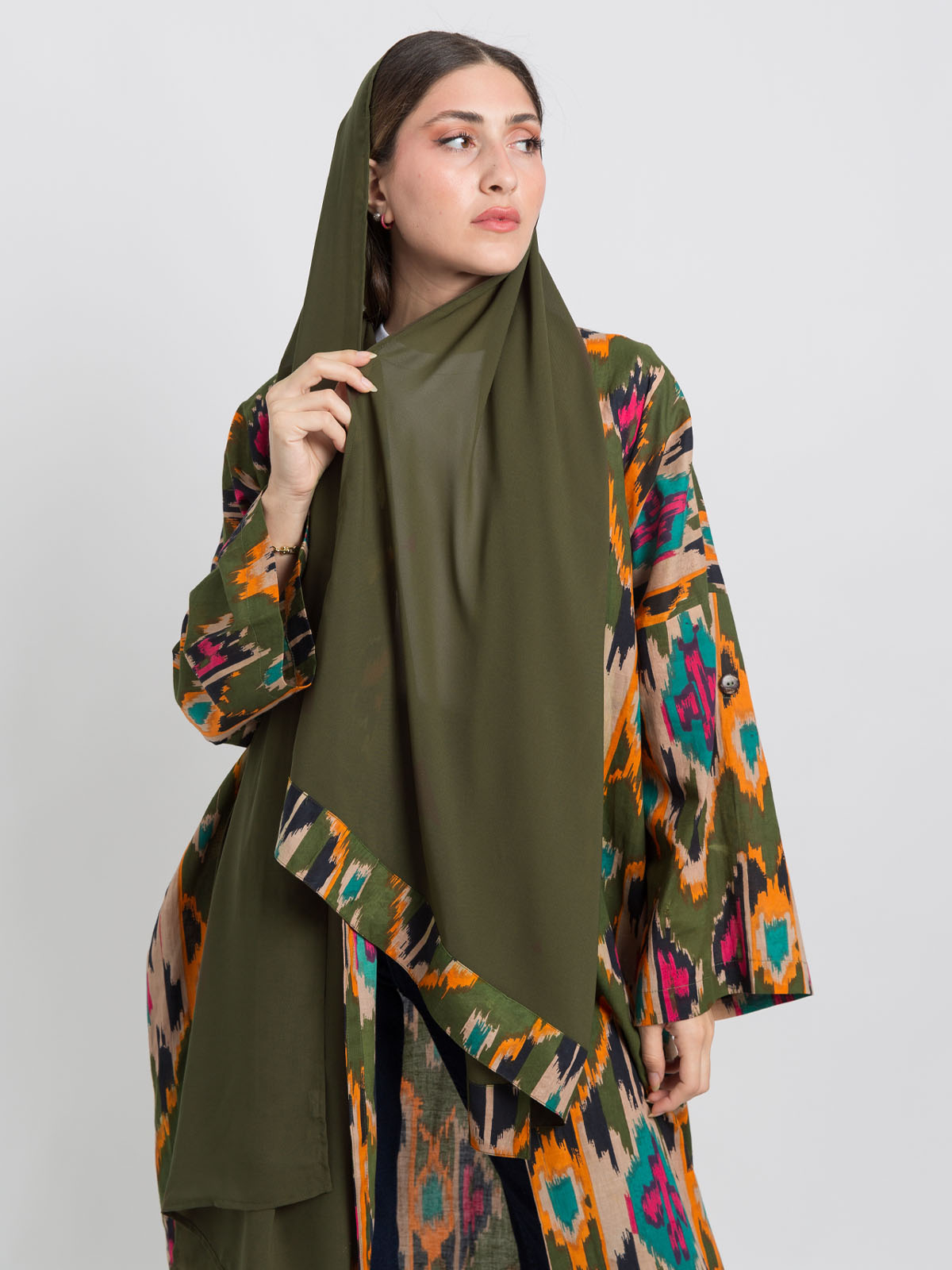 Green Boho Soul Bohemian Abaya