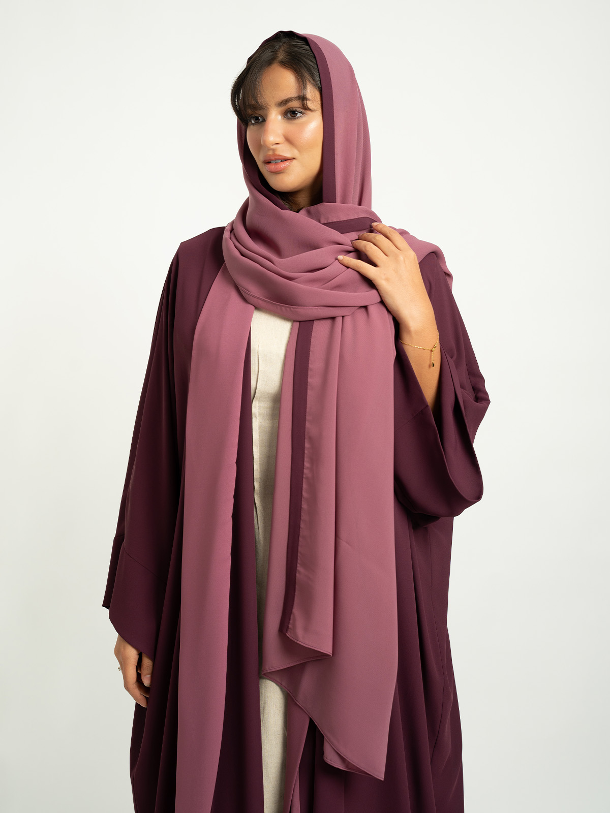 Grape Smoothie Flowstyle Abaya