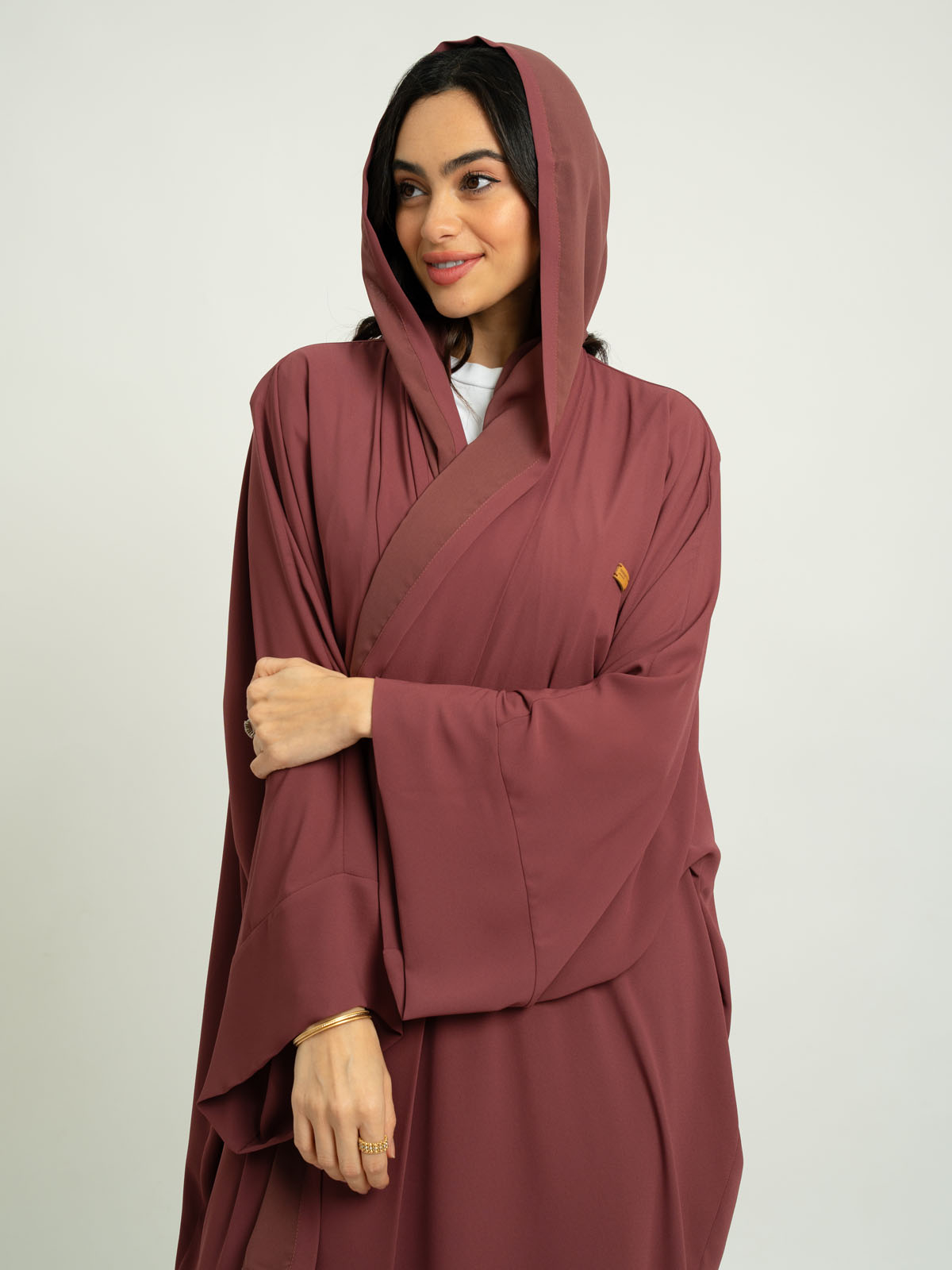 Rose Berry Flowstyle Abaya