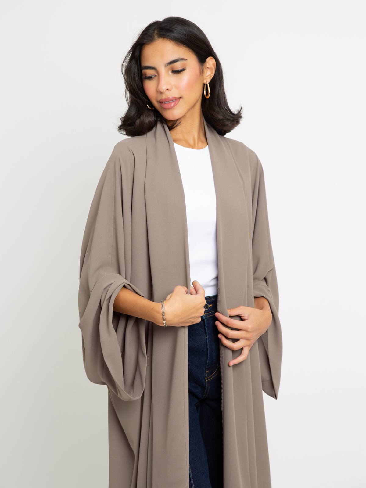 Mocha Flowstyle Abaya