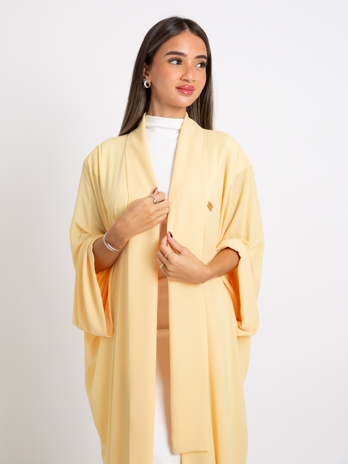 Lemon on Lemon Flowstyle Abaya