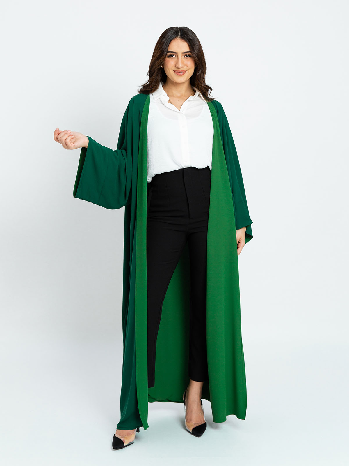 Greens - Double Flowstyle Abaya