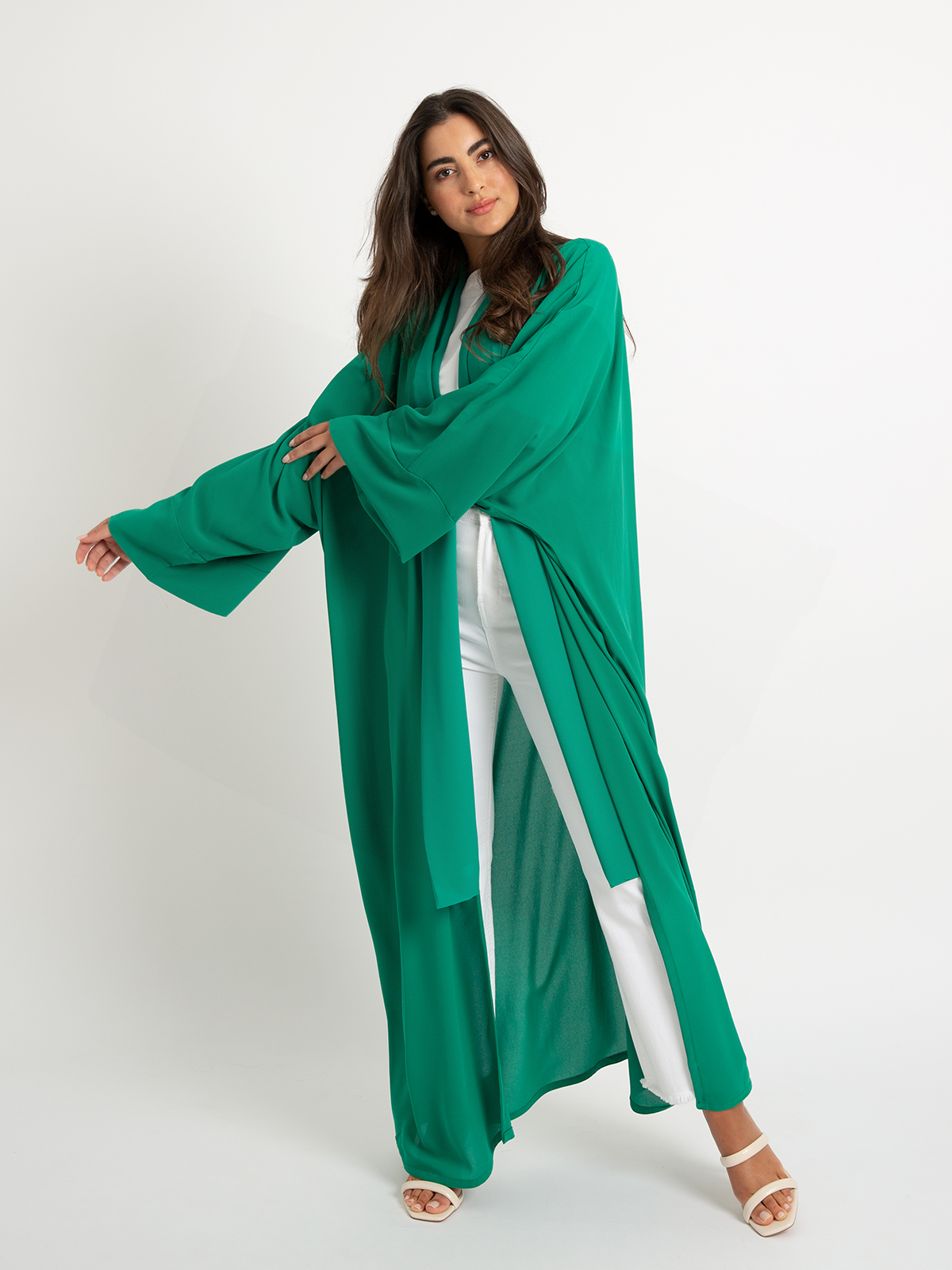 Green - Flowstyle Abaya
