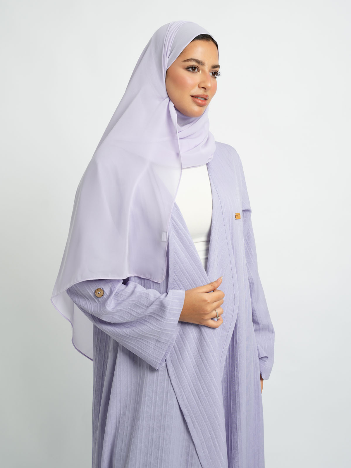 The Lavender Comfy Abaya