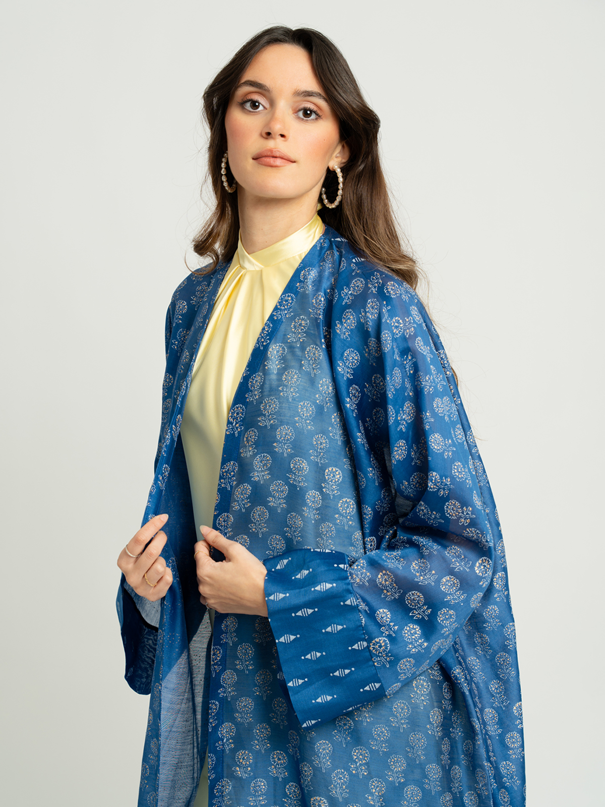 Royal Indigo Wide-fit Abaya