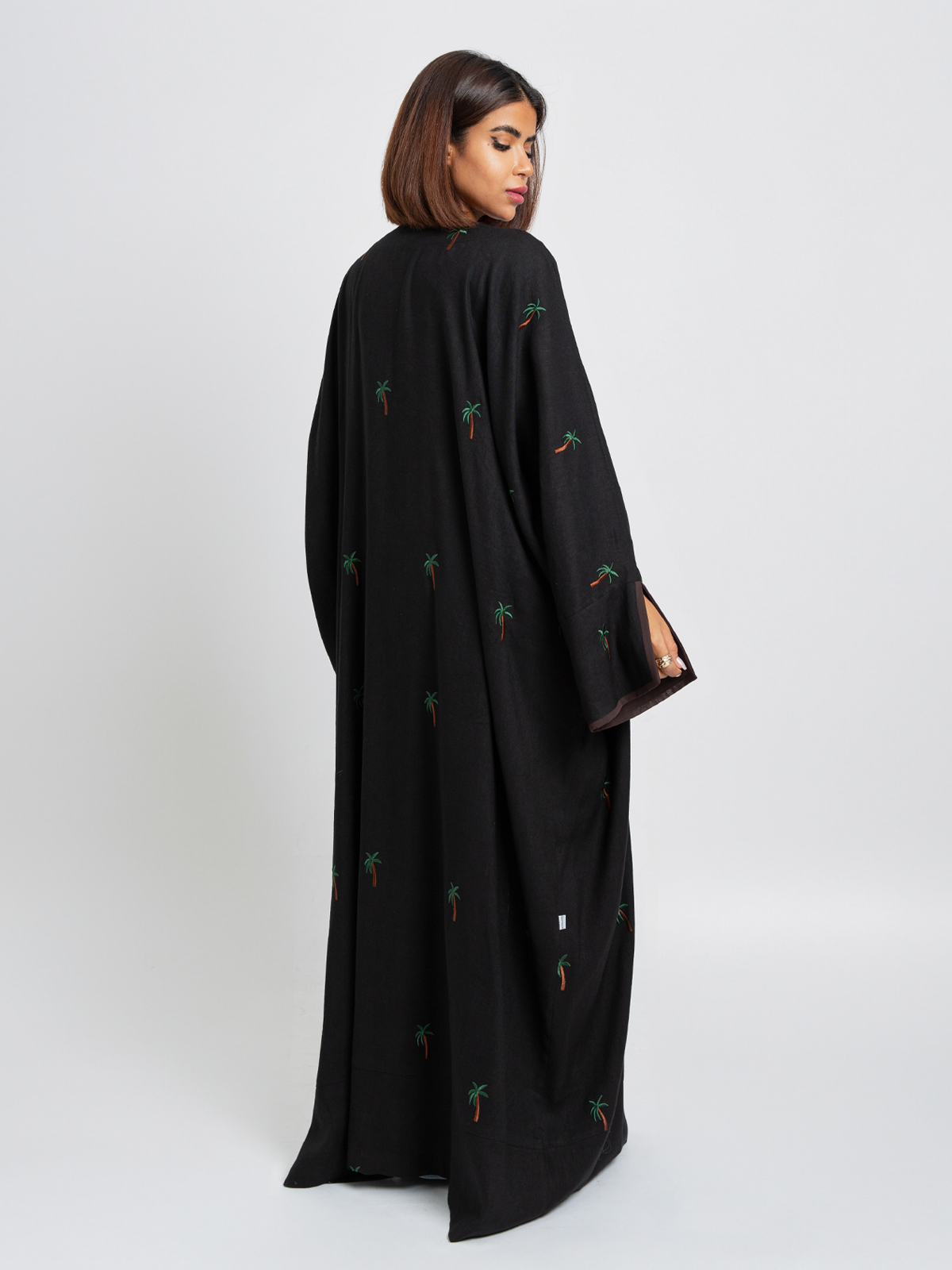 The Palm Trees Black Abaya