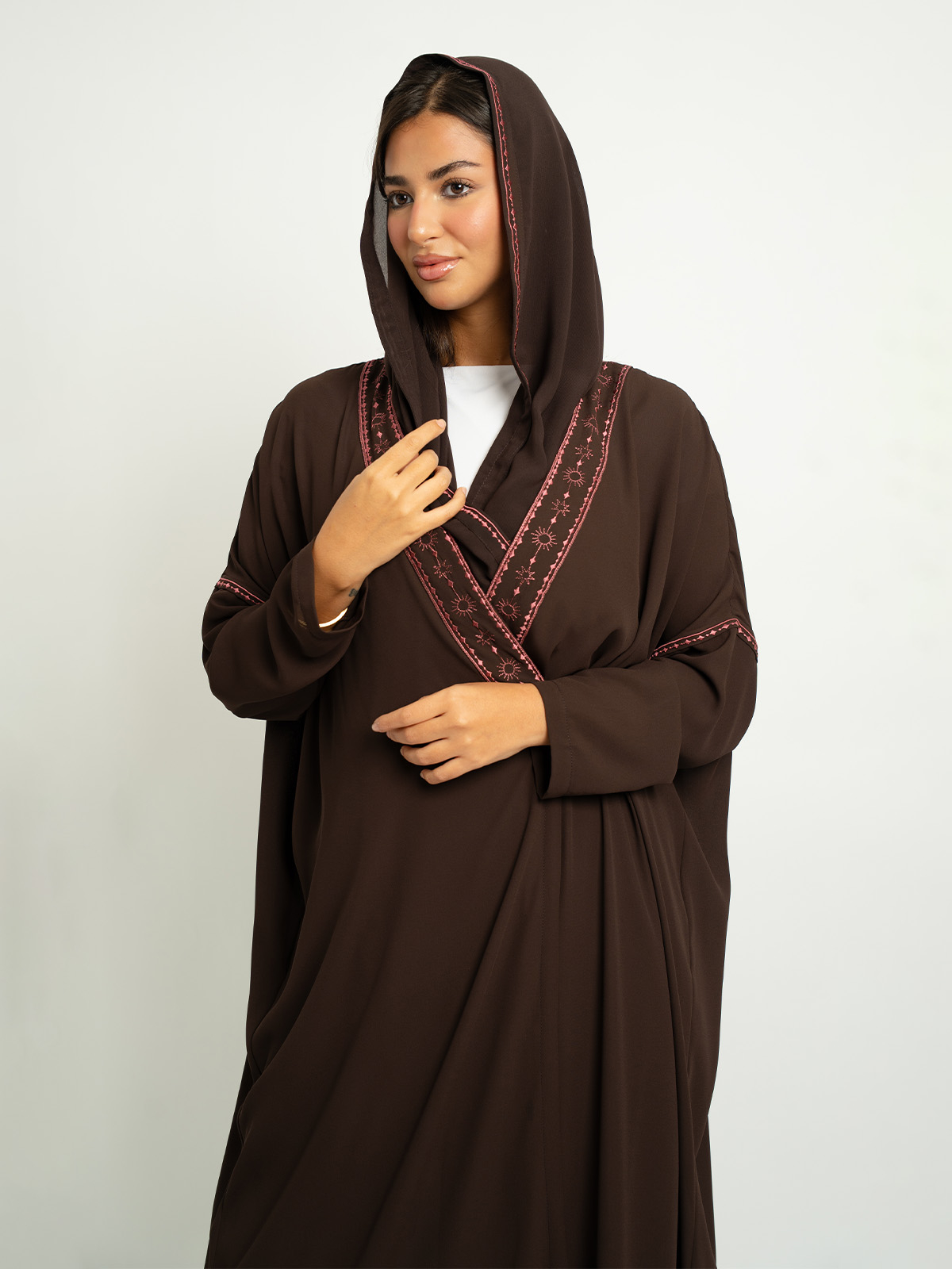 Cocoa Sun Daze Wide-fit Tight Sleeves Abaya