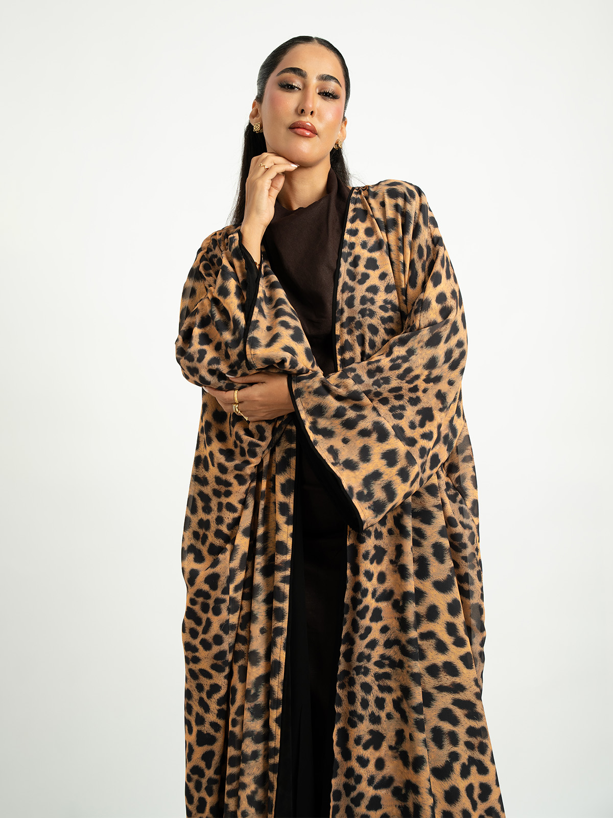 Fahda Double Wide-fit Abaya