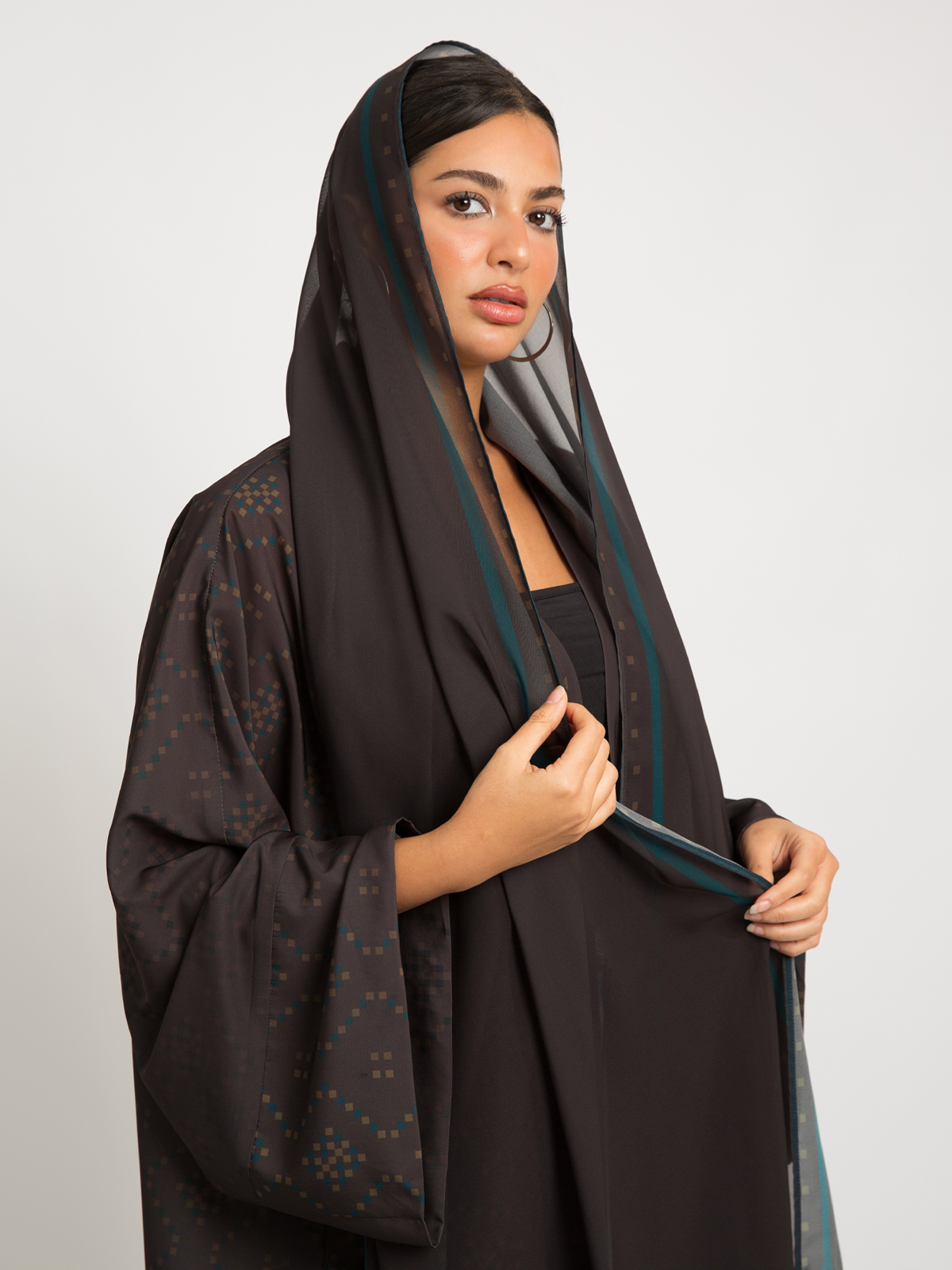 Our Vision Brown Wide fit Abaya