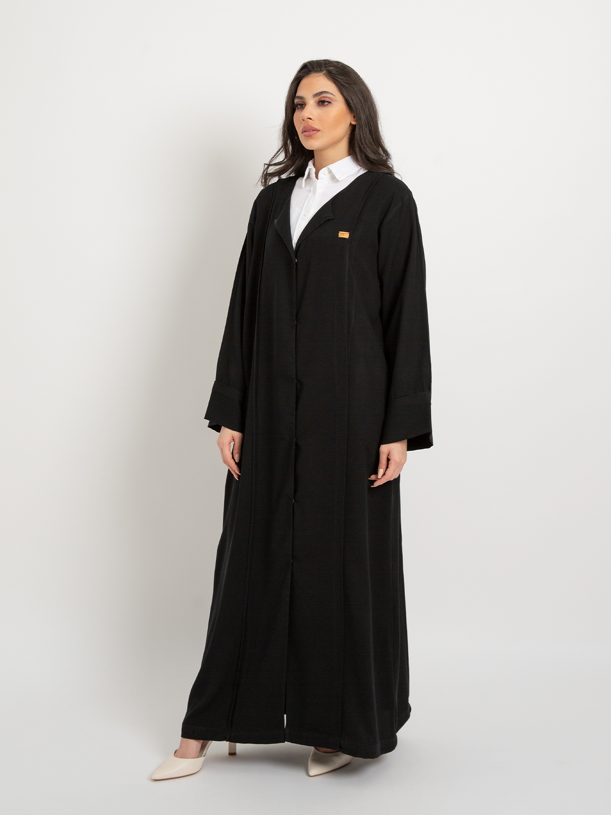 Black - Closed Practical Abaya