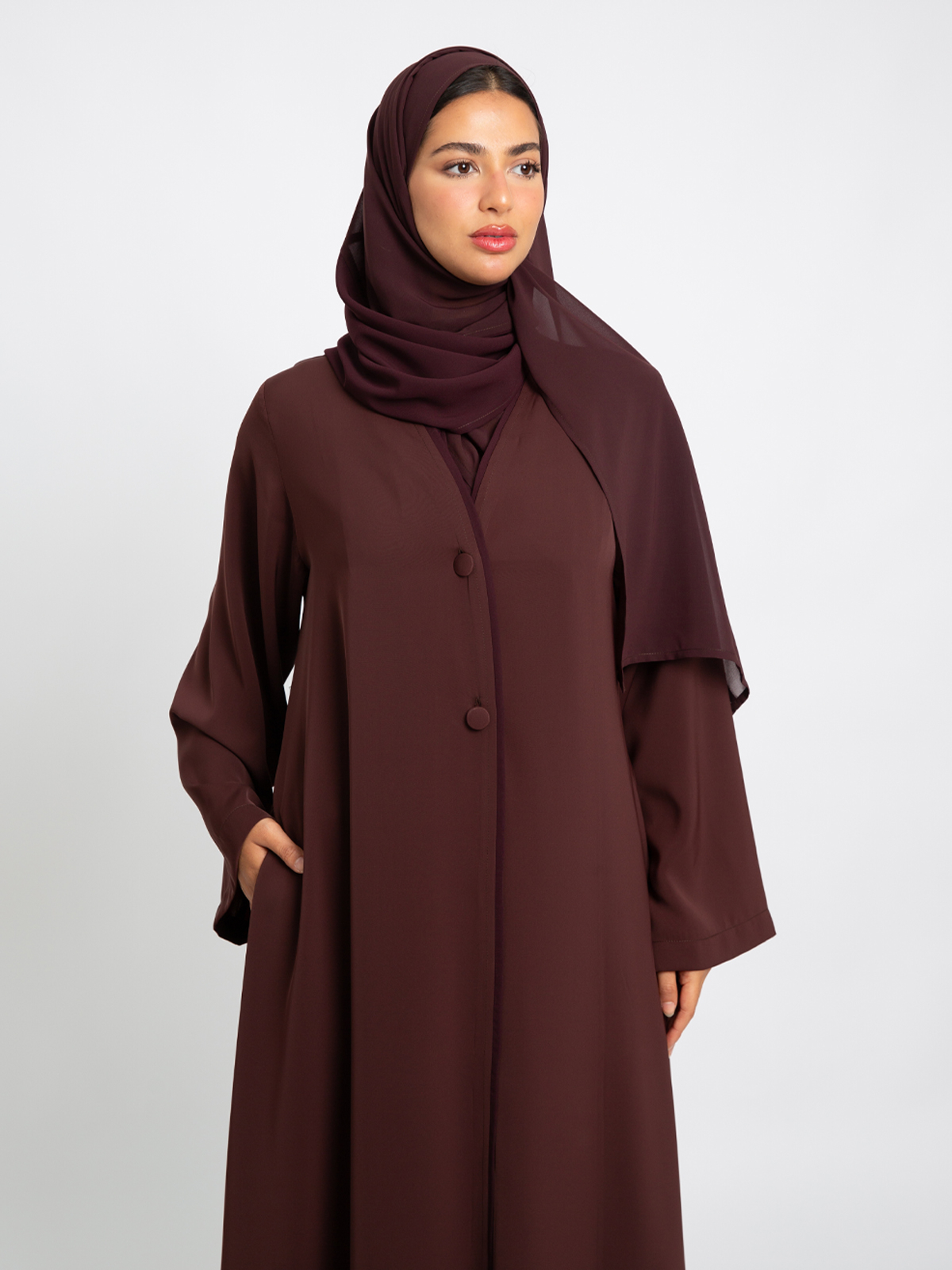 Maroon Executive Abaya