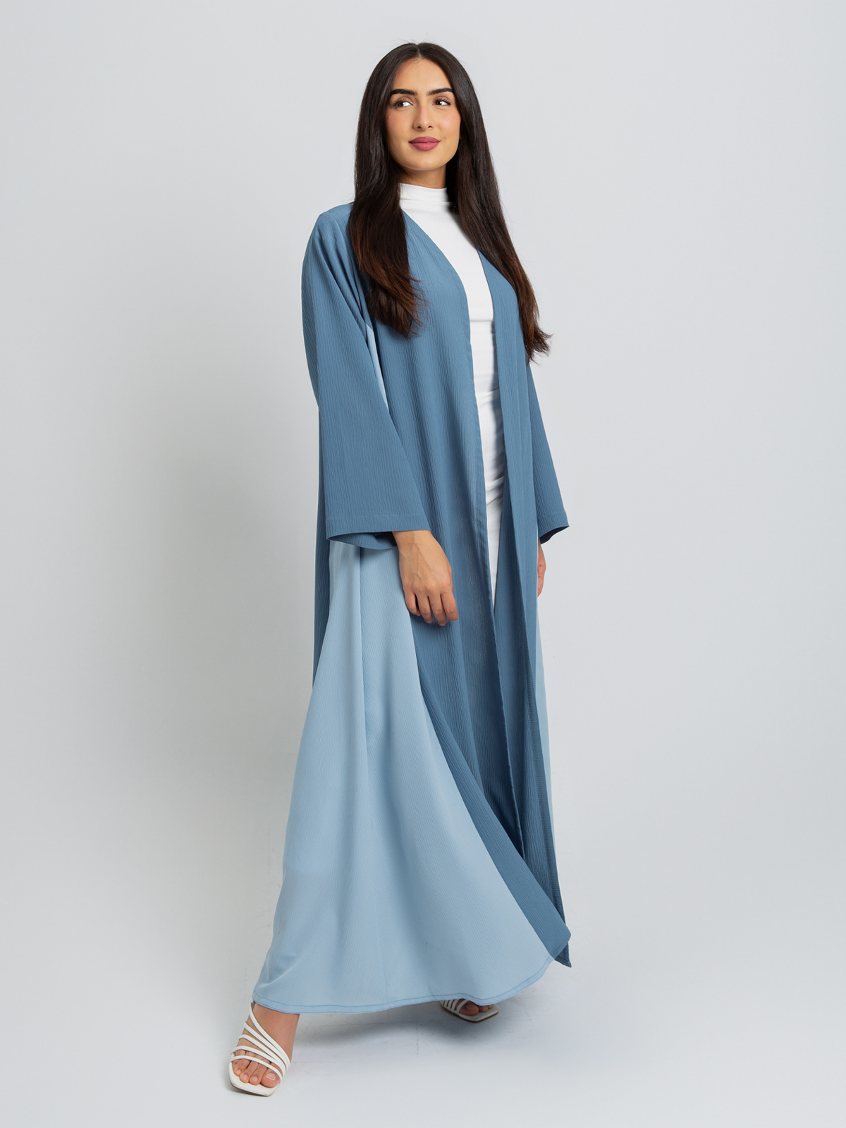 Blue Shades Princess Abaya