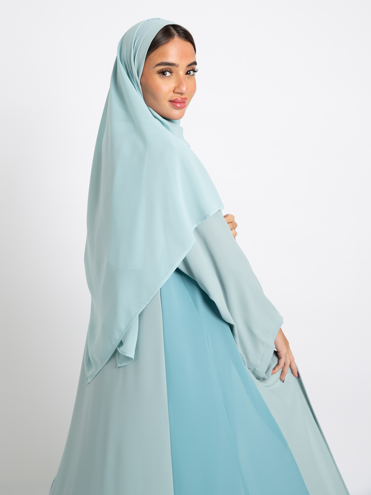 Shades of Tiffany Princess Abaya